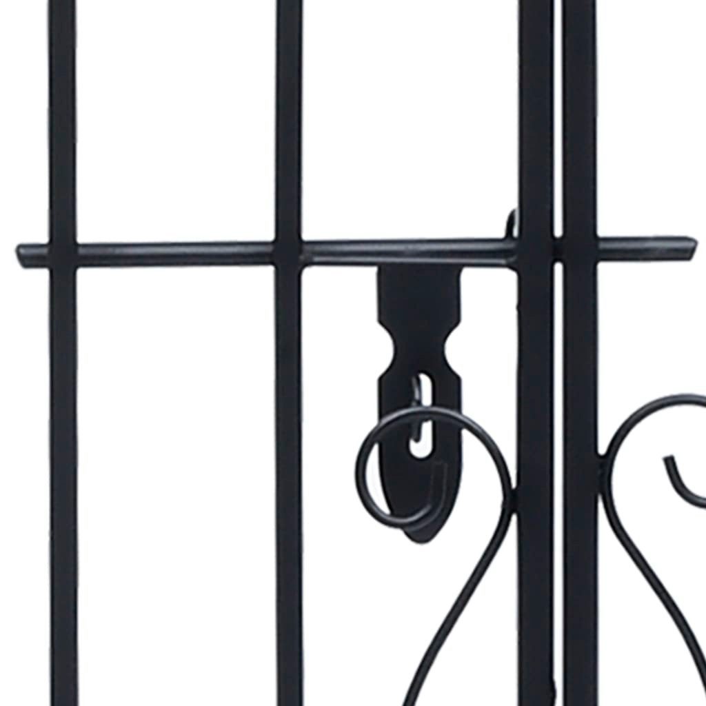 vidaXL Pergola, Deko Gartentor Schmiedeeisen 122×20,5×100 cm