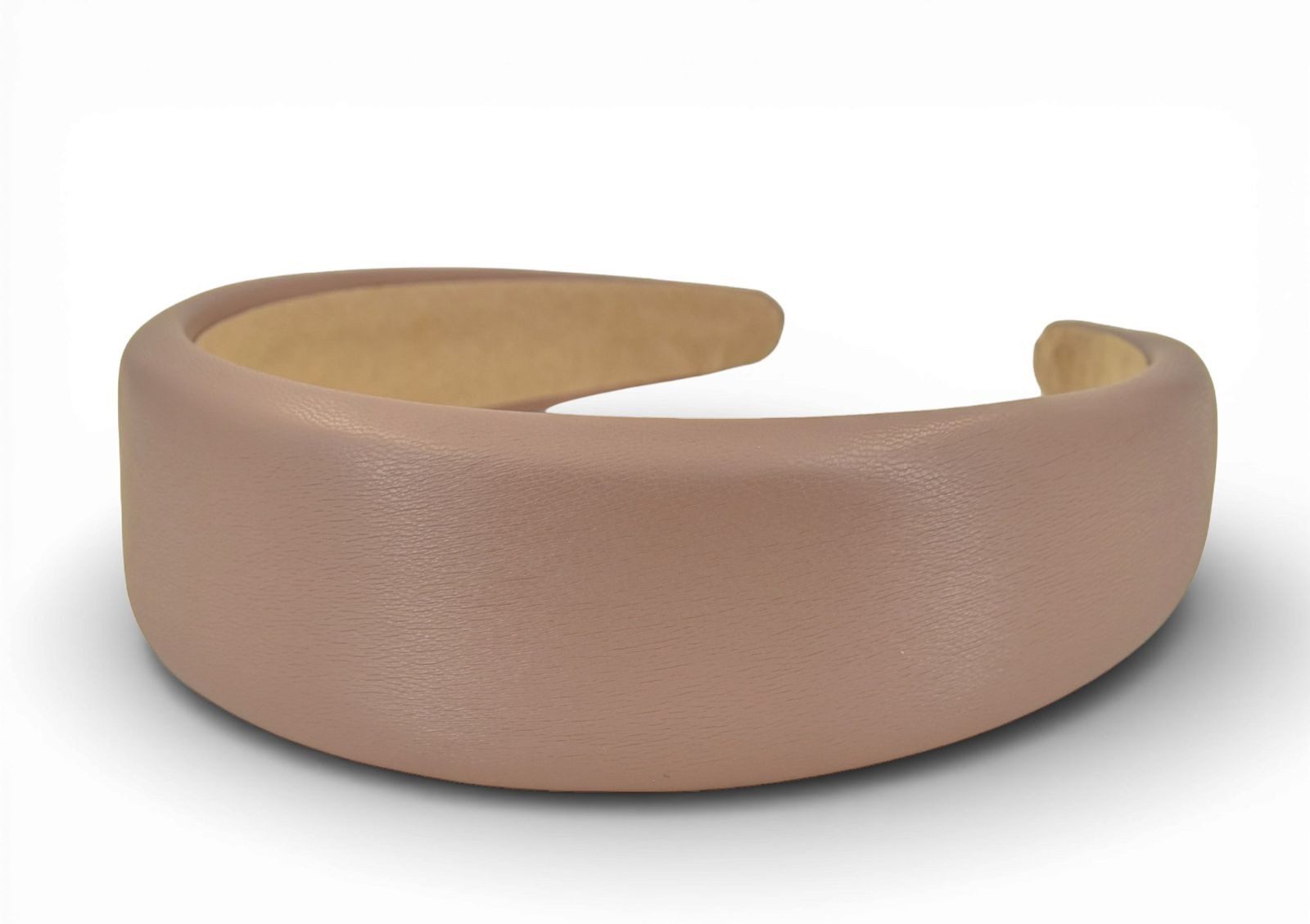 styleBREAKER Haarband, 1-tlg., Haarreif Kunstleder Optik Breit