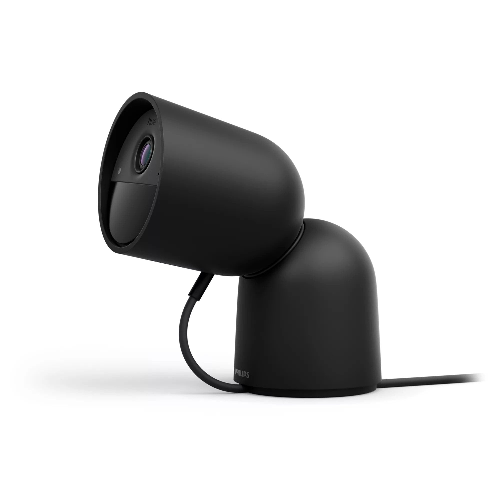 Philips Überwachungskamera Secure kabelgebundene Kamera mit Standfuß schwarz Doppelpack