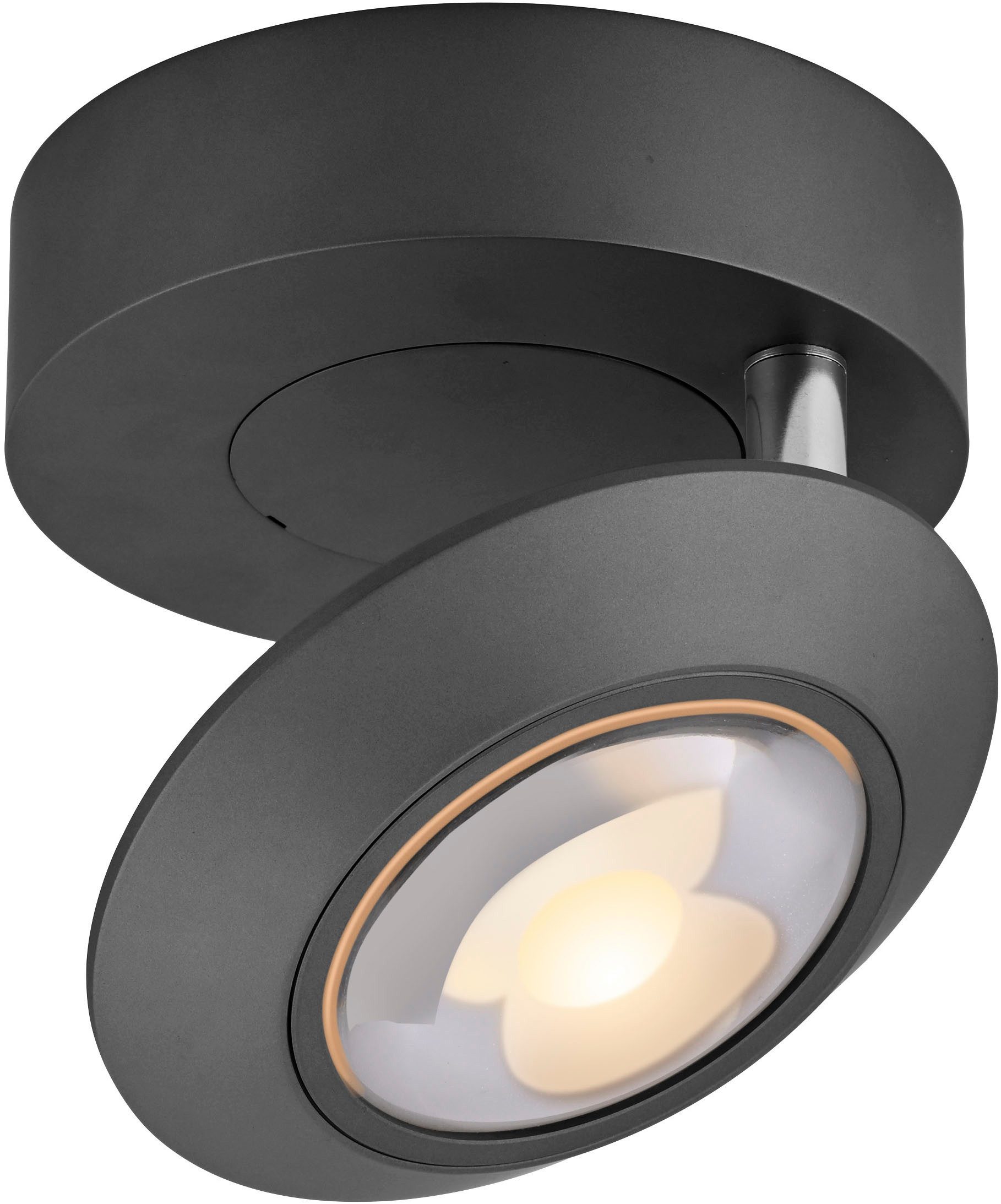 Neuhaus PURE LED Deckenleuchte PURE Oculis, LED fest integriert, Warmweiß, Dimmfähig über separaten Tronicdimmer, dreh- & schwenkbar