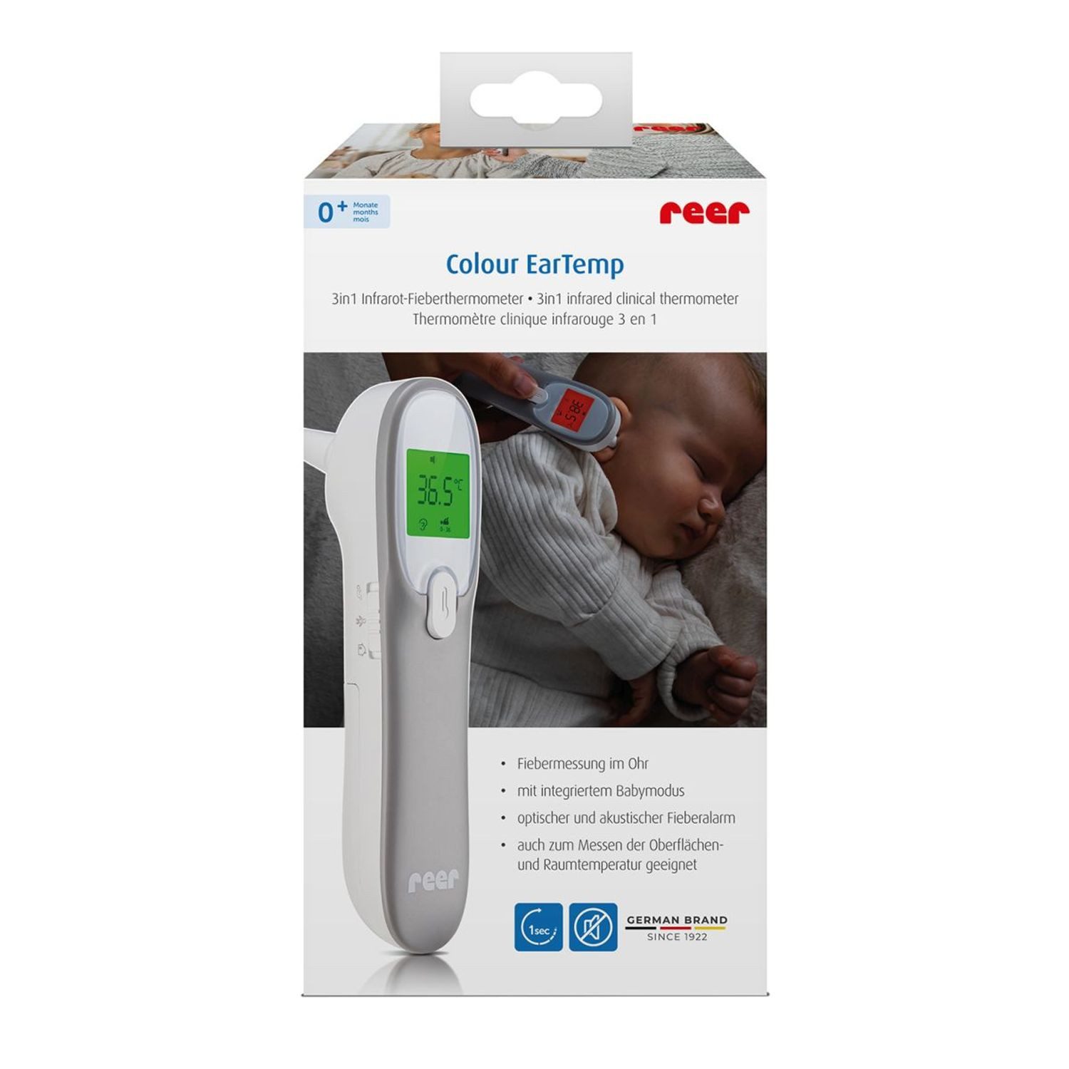Reer Infrarot-Fieberthermometer EarTemp, 1-tlg.