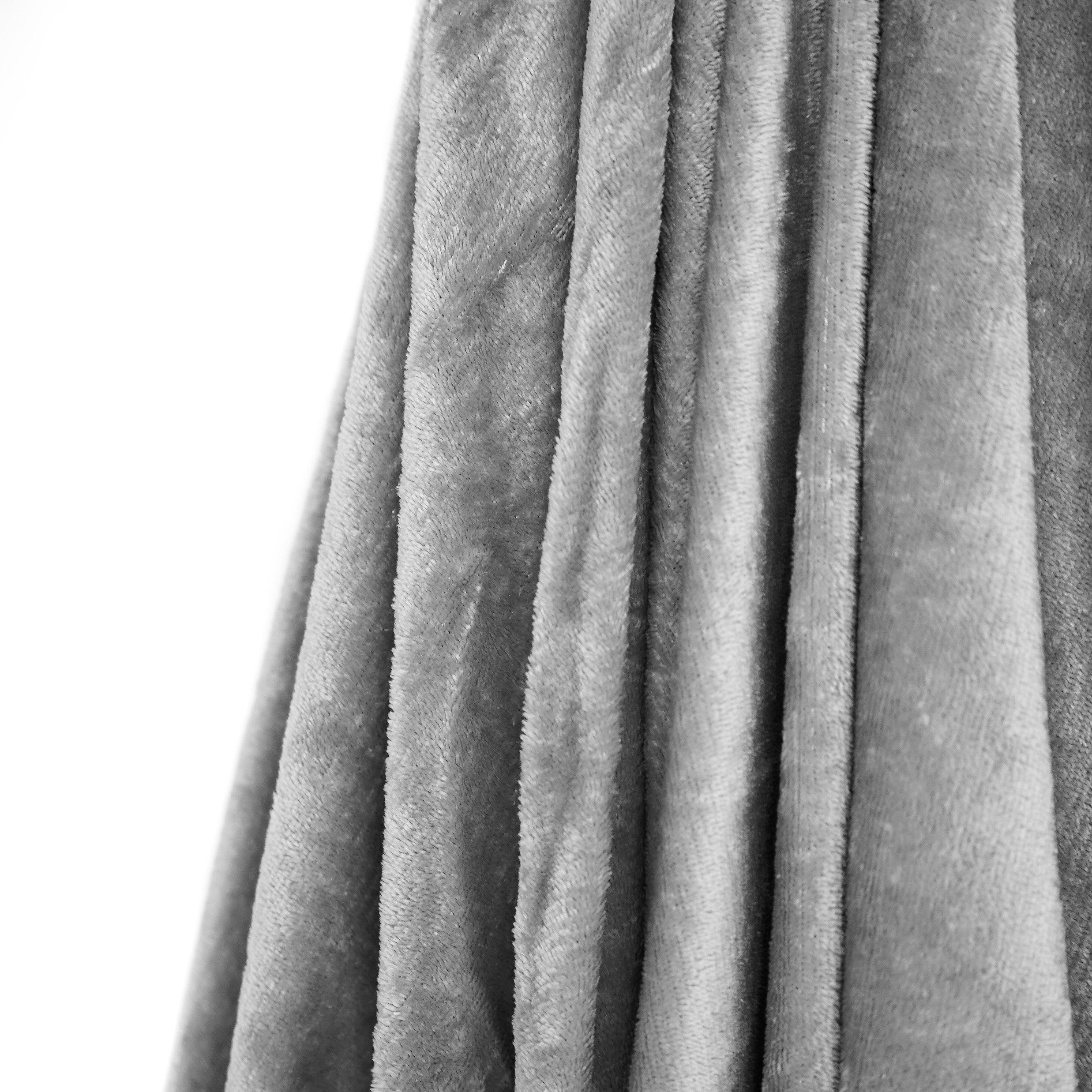 COFI 1453 Spannbettlaken Plüsch, mit Rundumgummizug - Cashmere Touch, 180 gsm, Gummizug: Rundum-Gummizug, (1 Stück), Cashmere Touch, atmungsaktiv & hautfreundli – Bild 4 von 5