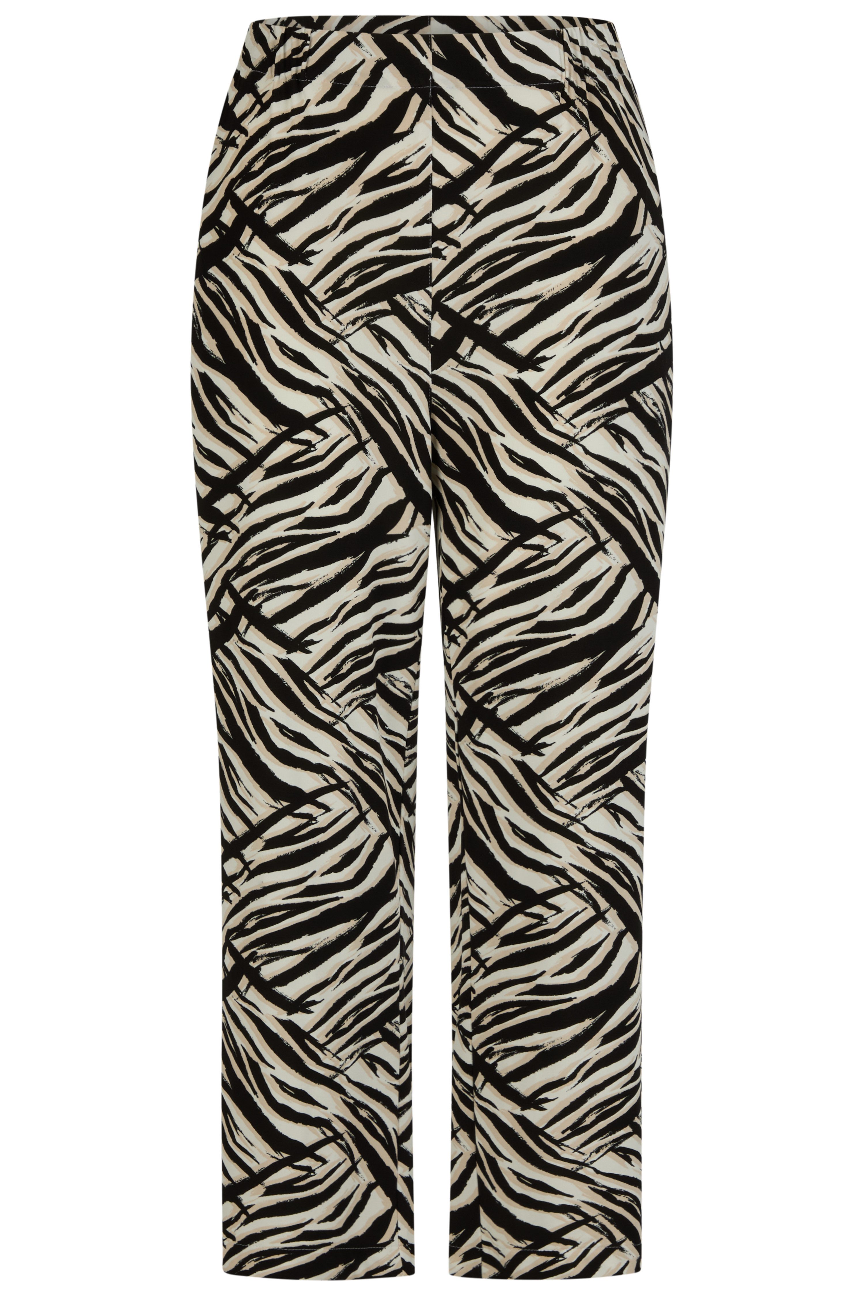 Mona Lisa Schlupfhose Große Größen in Jungle-Print in hochwertiger Slinky-Ware