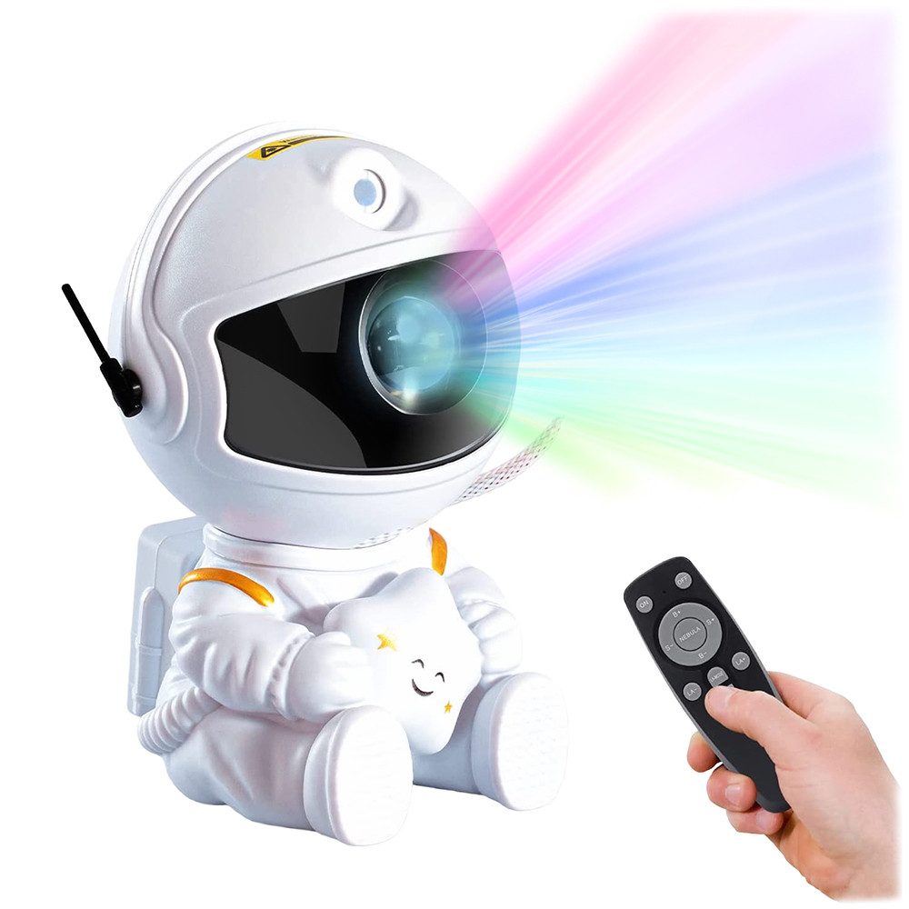 Merry 2024 Nachtlicht LED Nachtlicht Sternenhimmel Projektor,LED Lampe Galaxy Projector, AstronautGuitar, für Kinder Erwachsene Geschenke Dekoration Weihnachten und Deko