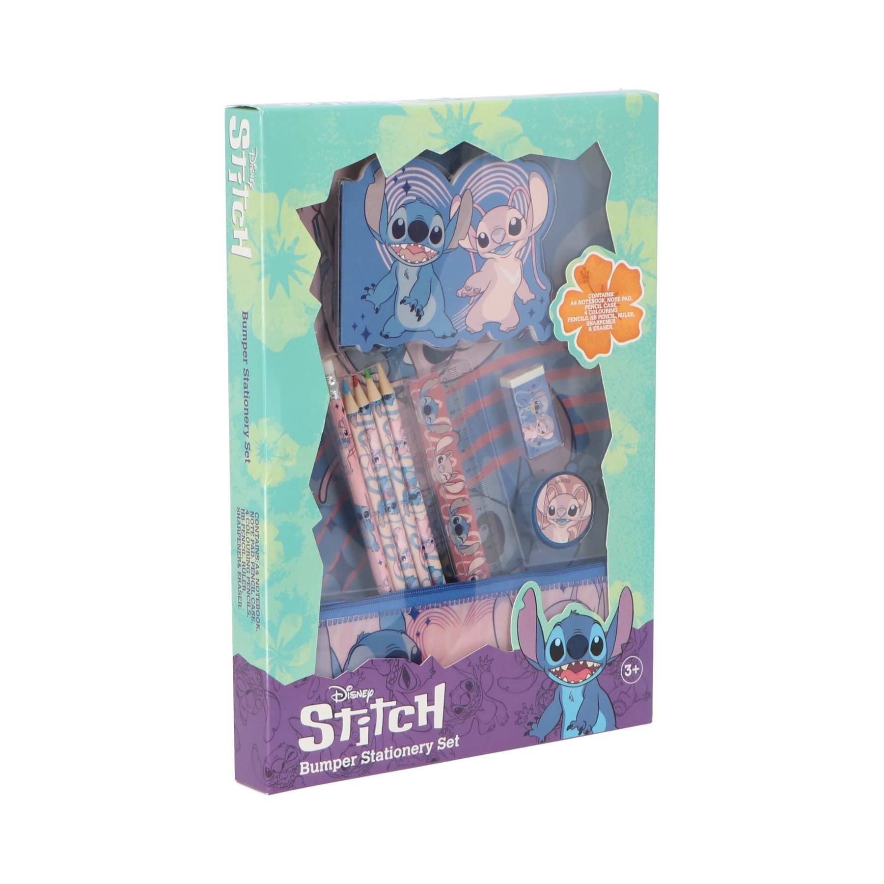 Lilo & Stitch Malpalette Lilo & Stitch Mehrfarbiges Schreibset Perfekt für Schule und Hobby