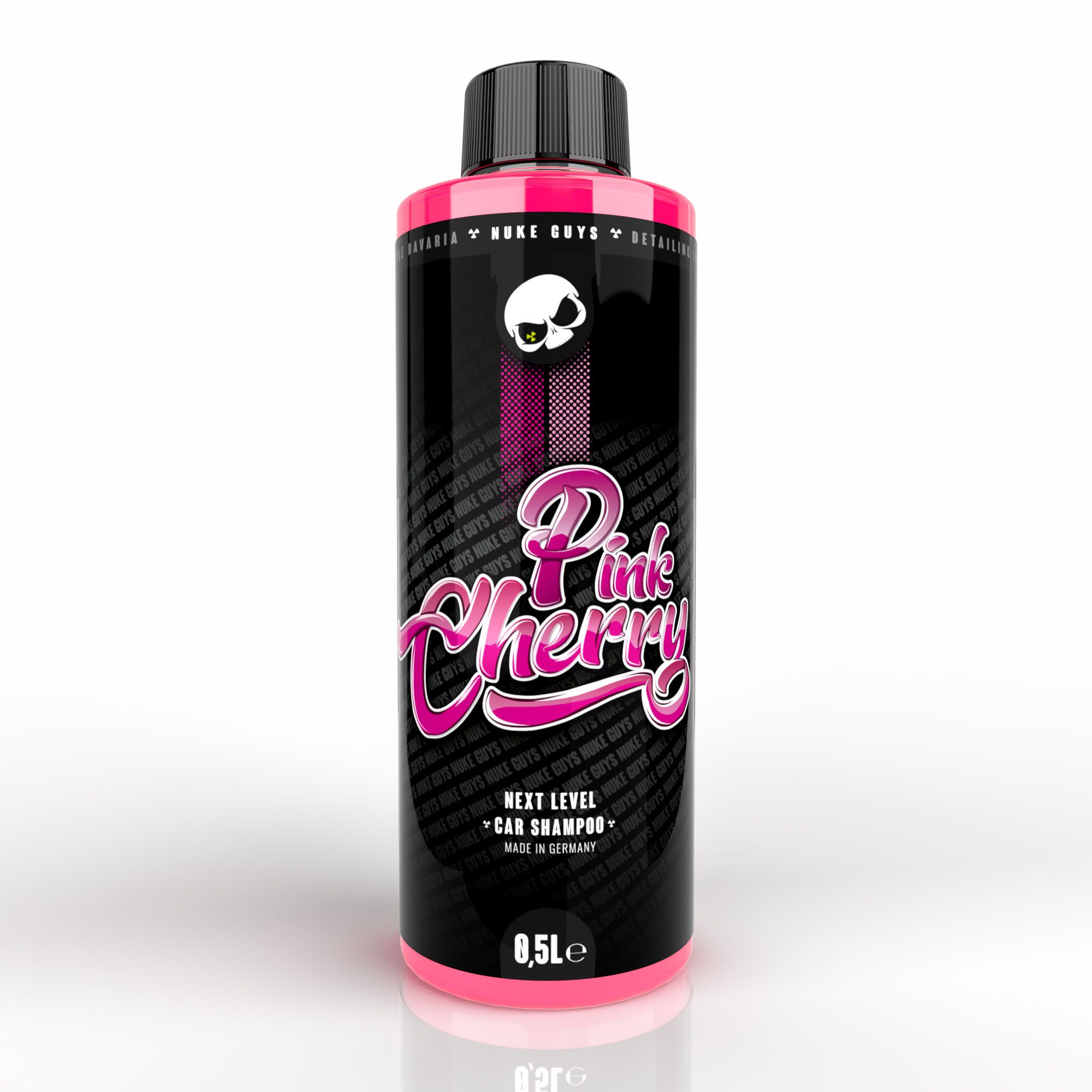 Nuke Guys Pink Cherry Autoshampoo 500ml Kirsch Duft Autoshampoo (extra Glanz, Konzentrat, intensive Schaumbildung)