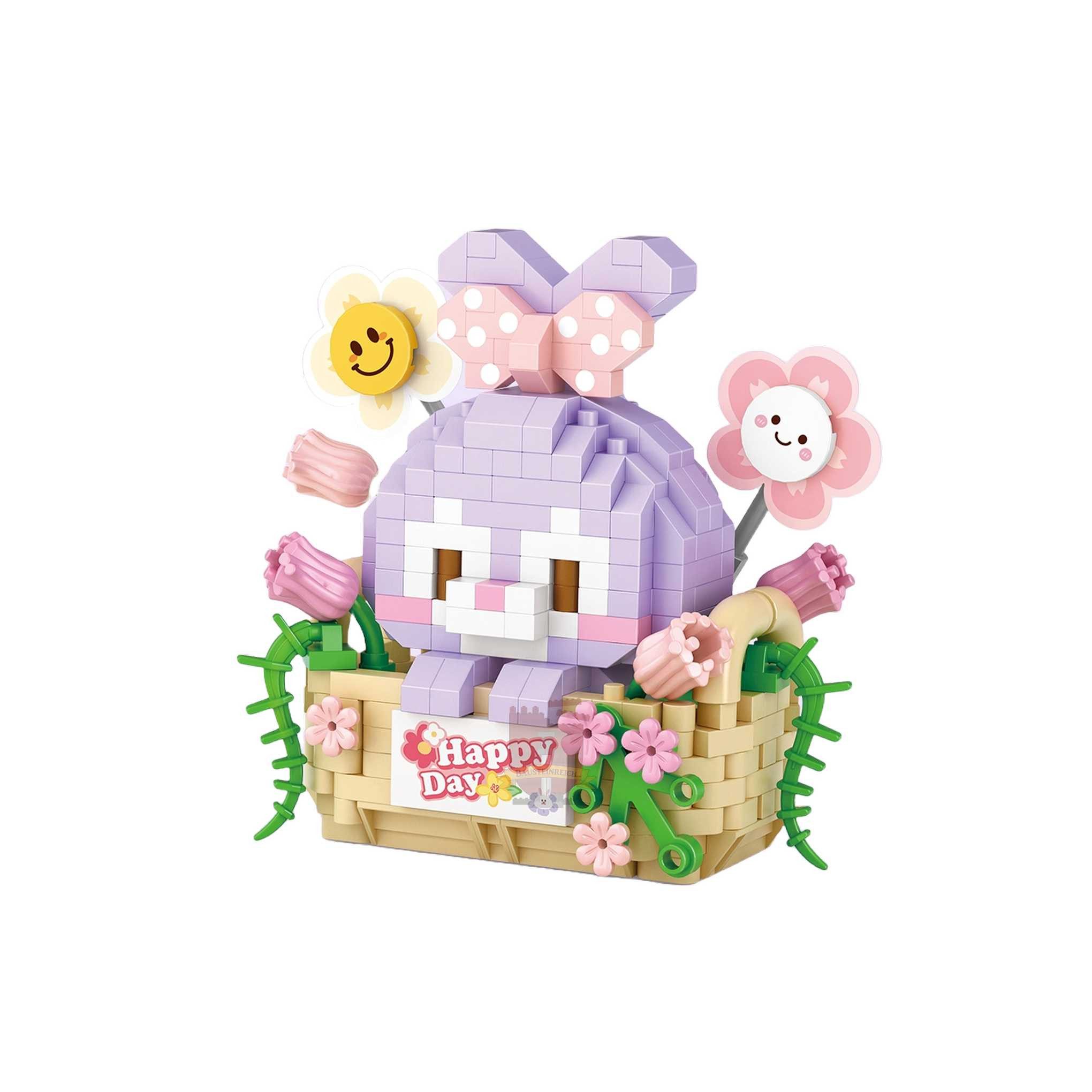 Loz 8805 - Hase im Korb (LOZ) Spielbausteine