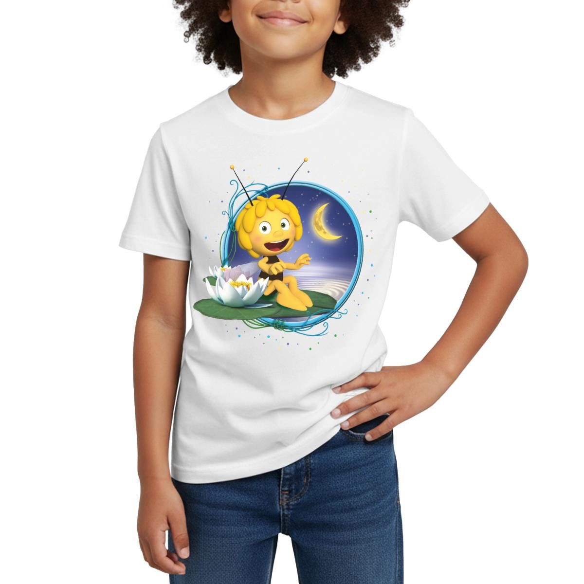 T-Shirt Biene Maja Mondschein Kinder T-Shirt