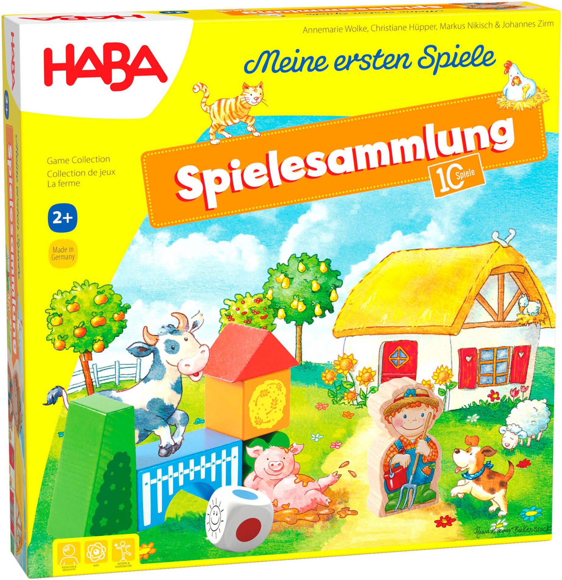 Haba Spiel Meine ersten Spiele - Spielesammlung, Made in Germany