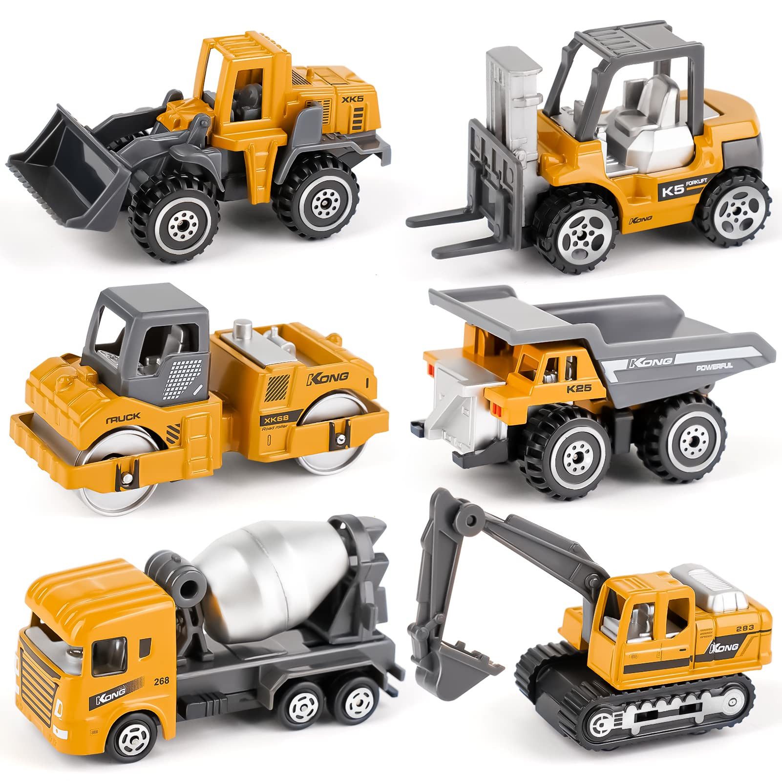 CLTYQ Spielzeug-Baumaschine Baustellenfahrzeuge, Construction Set mit günstig online kaufen