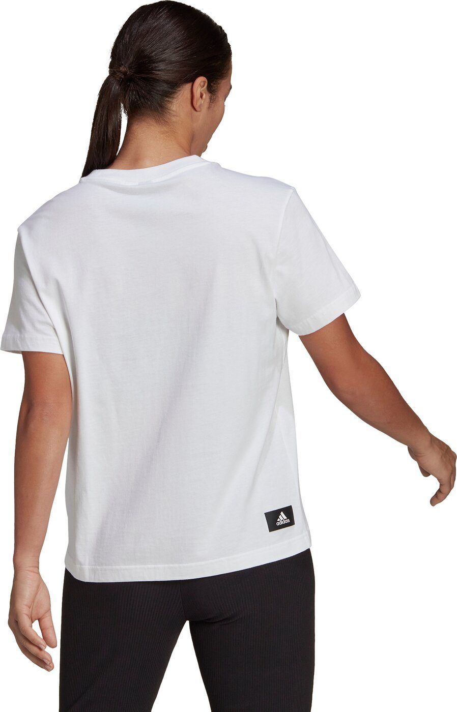 WHITE T-Shirt 3B adidas FI Sportswear TEE W