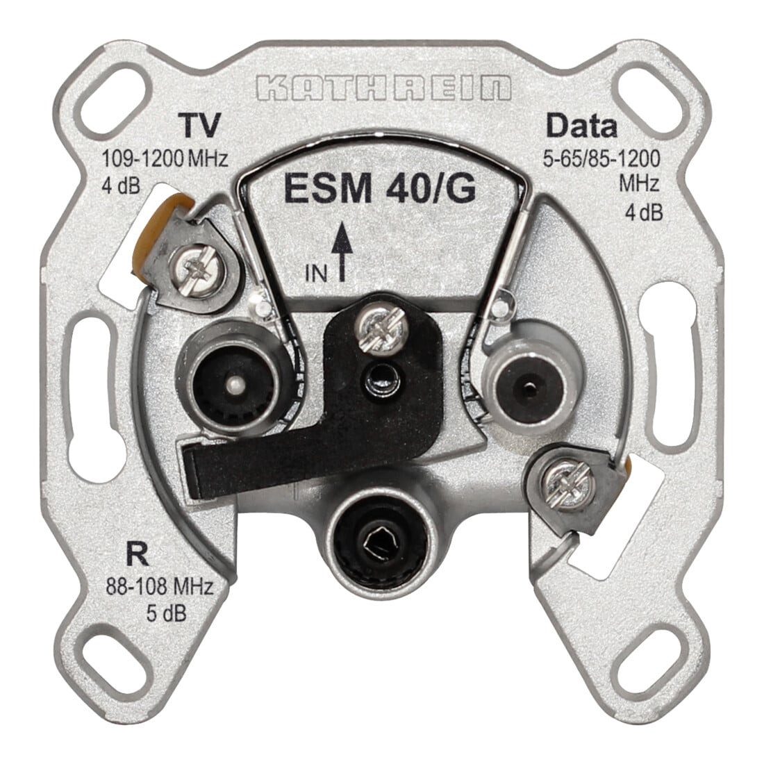 Kathrein Zubehör-Set Kathrein BK-Modem-Steckdose 3fach Einzeldose selektiv ESM 40/G
