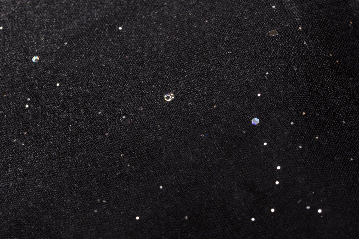 styleBREAKER Loop Glitzer Loop mit Farbverlauf, (1-St)