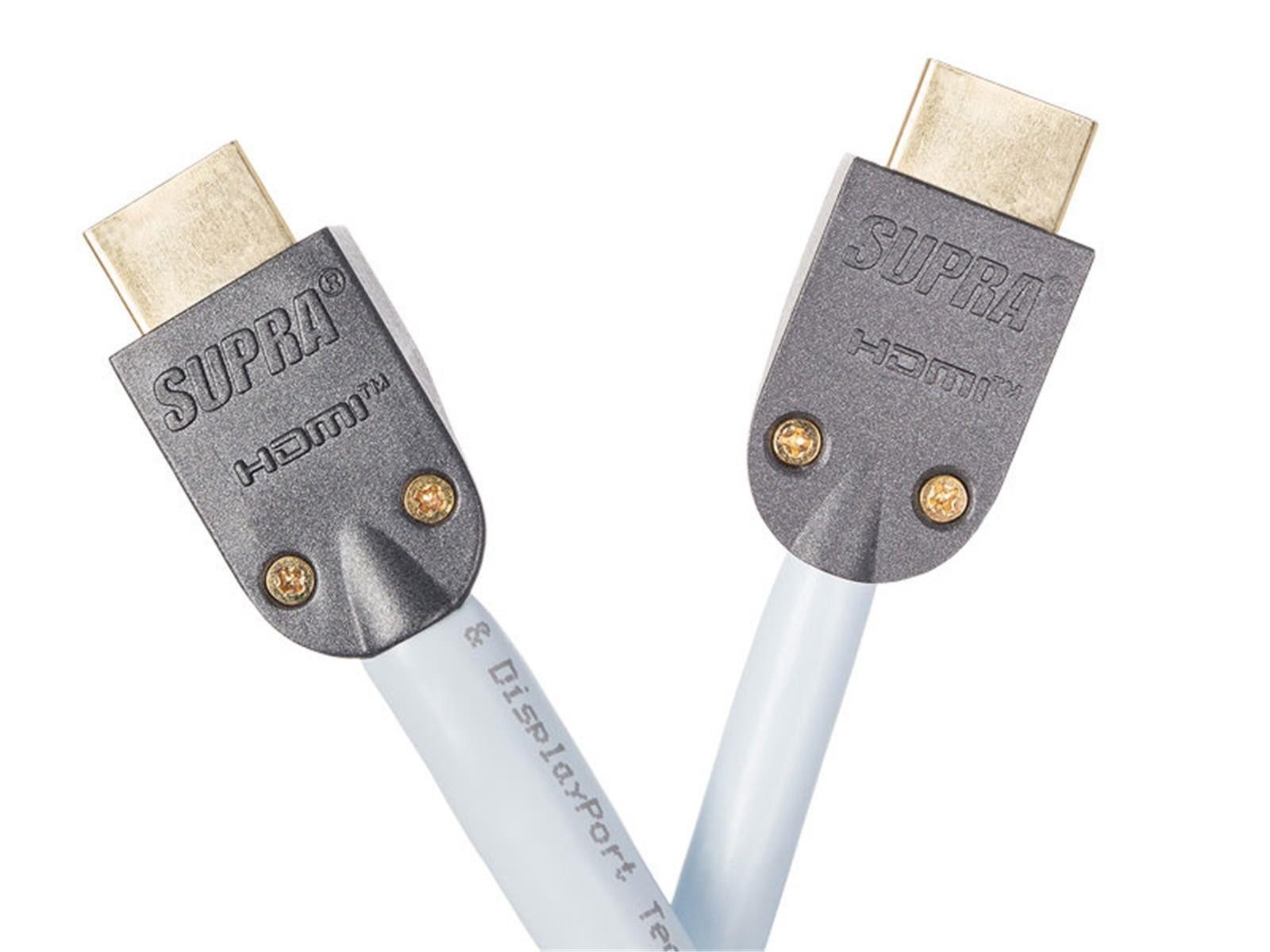Supra Cables Supra Cables HDMI 8k Ice Blue HDMI-Kabel, (300 cm)