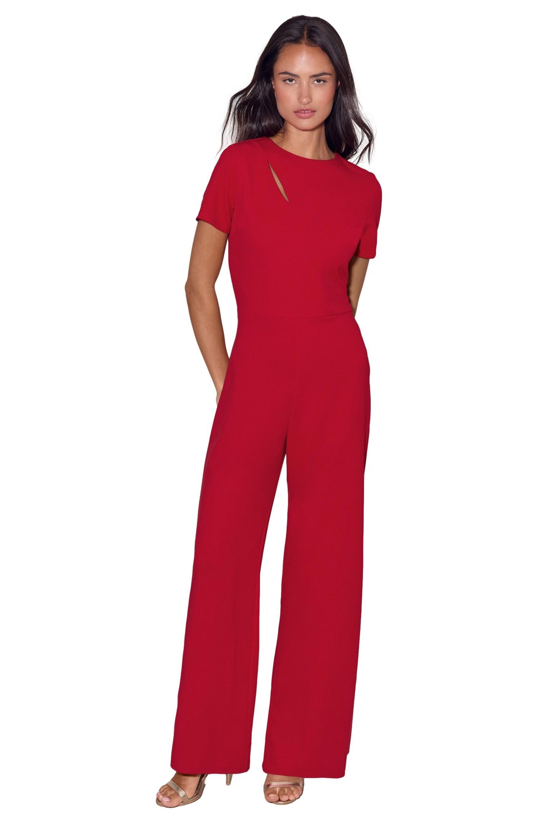 LIPSY Jumpsuit Lipsy Jumpsuit mit kurzen Ärmeln, Regular (1-tlg)
