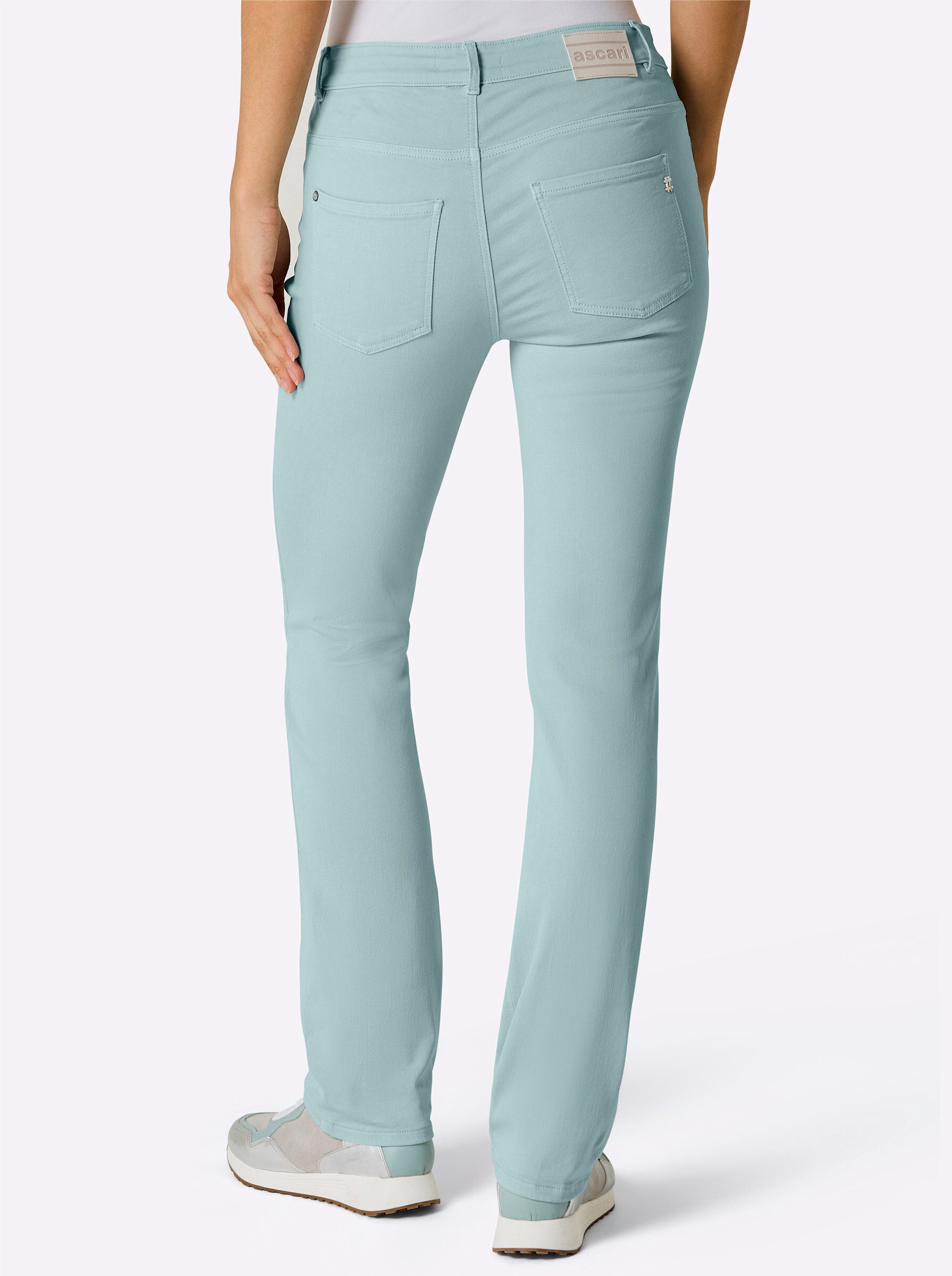 ascari Bequeme Jeans Edel-Jeans leicht vertieft