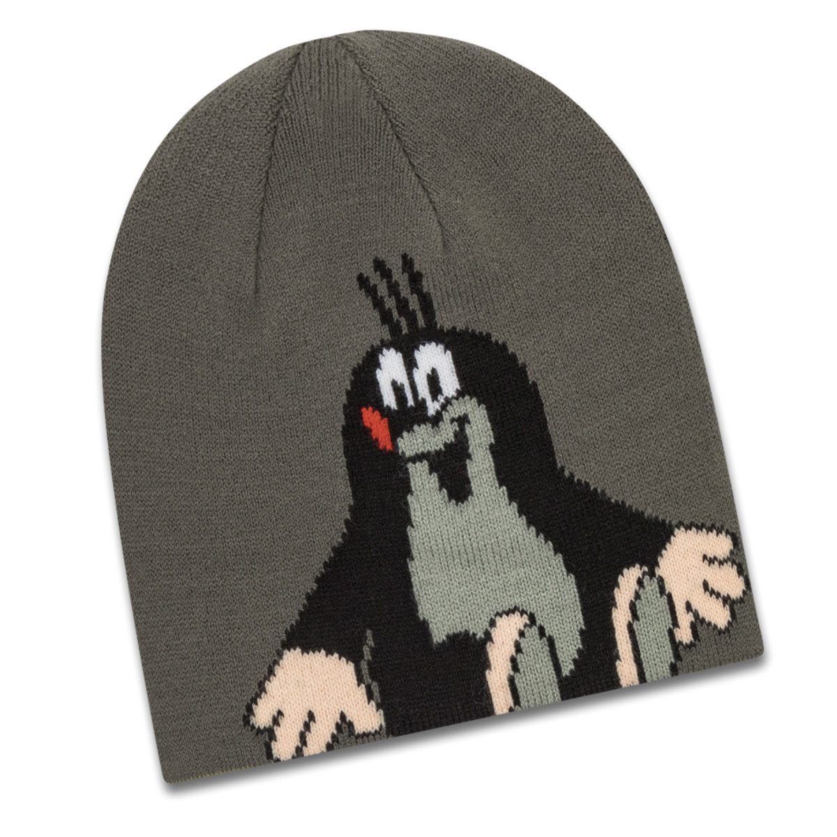 koaa Beanie koaa Der kleine Maulwurf “Silhouette” Reversible Beanie (Strickmütze, Beanie)