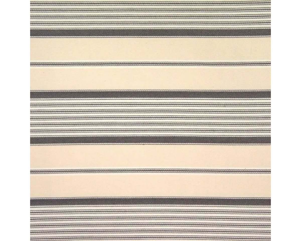 Thumbnail - Stofferia Stoff Dekostoff Chevron Streifen Pacifico Schwarz, Breite 280 cm, Meterware