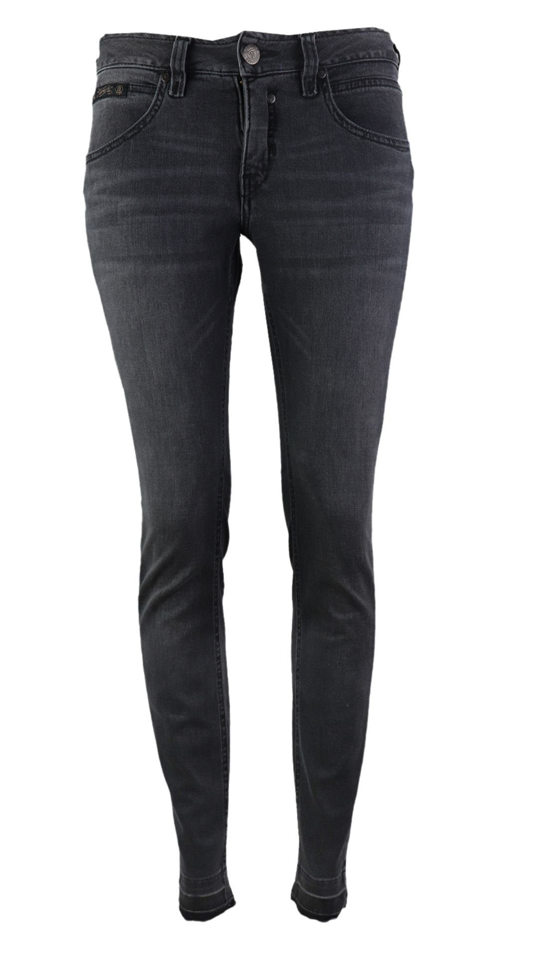 Herrlicher 5-Pocket-Jeans Slim Baumwolle Touch Fit Bio Cashmere Cropped mit