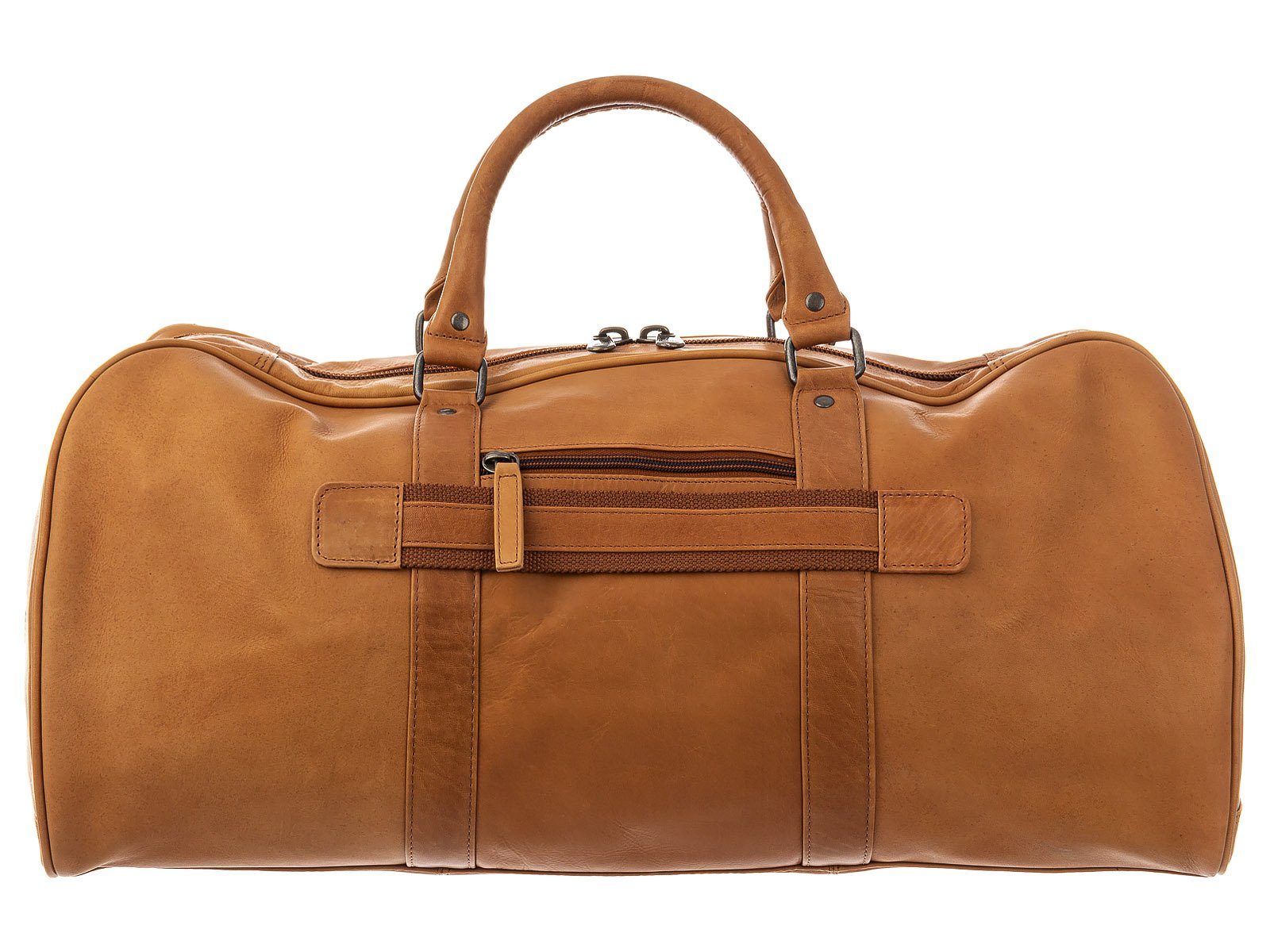 Prato Reisetasche LRT4-O Oil Pull cognac Rindleder (1-tlg) Up