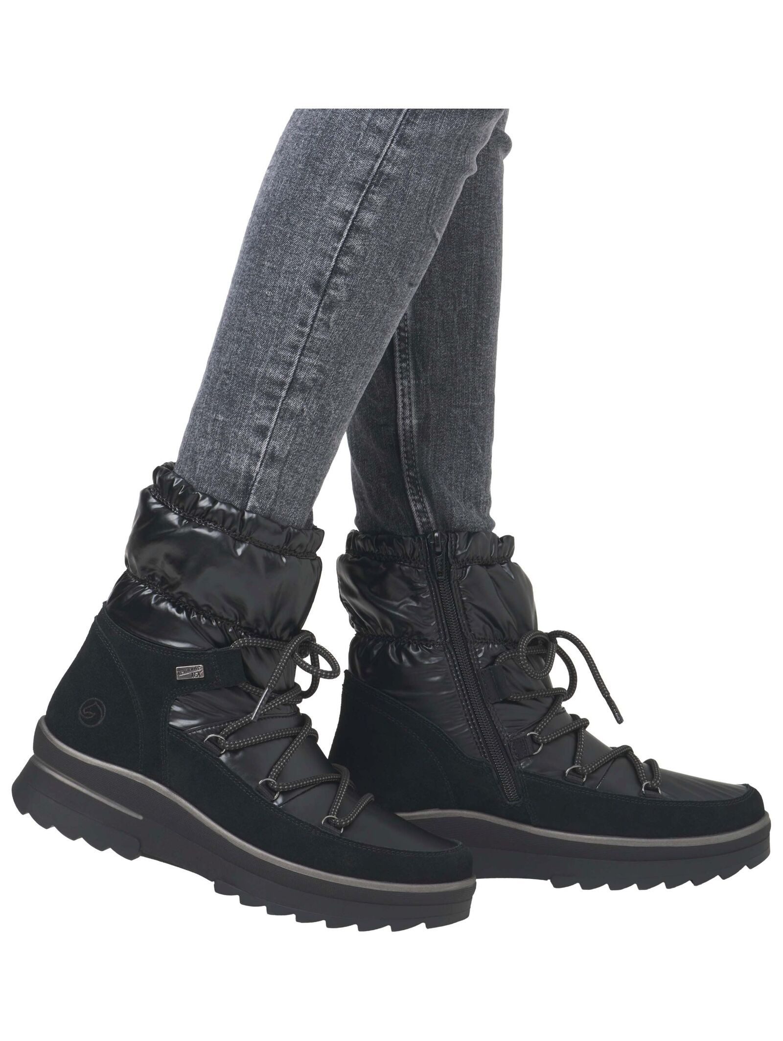 Remonte Remonte Stiefelette Lederimitat Schnürstiefelette