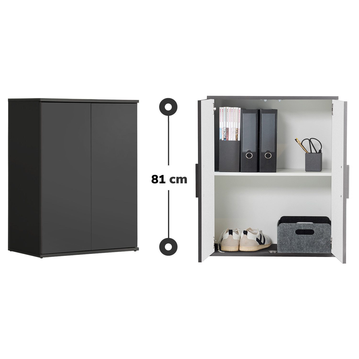 mokebo Mehrzweckschrank Der Kurze (mit Einlegeboden) günstig online kaufen