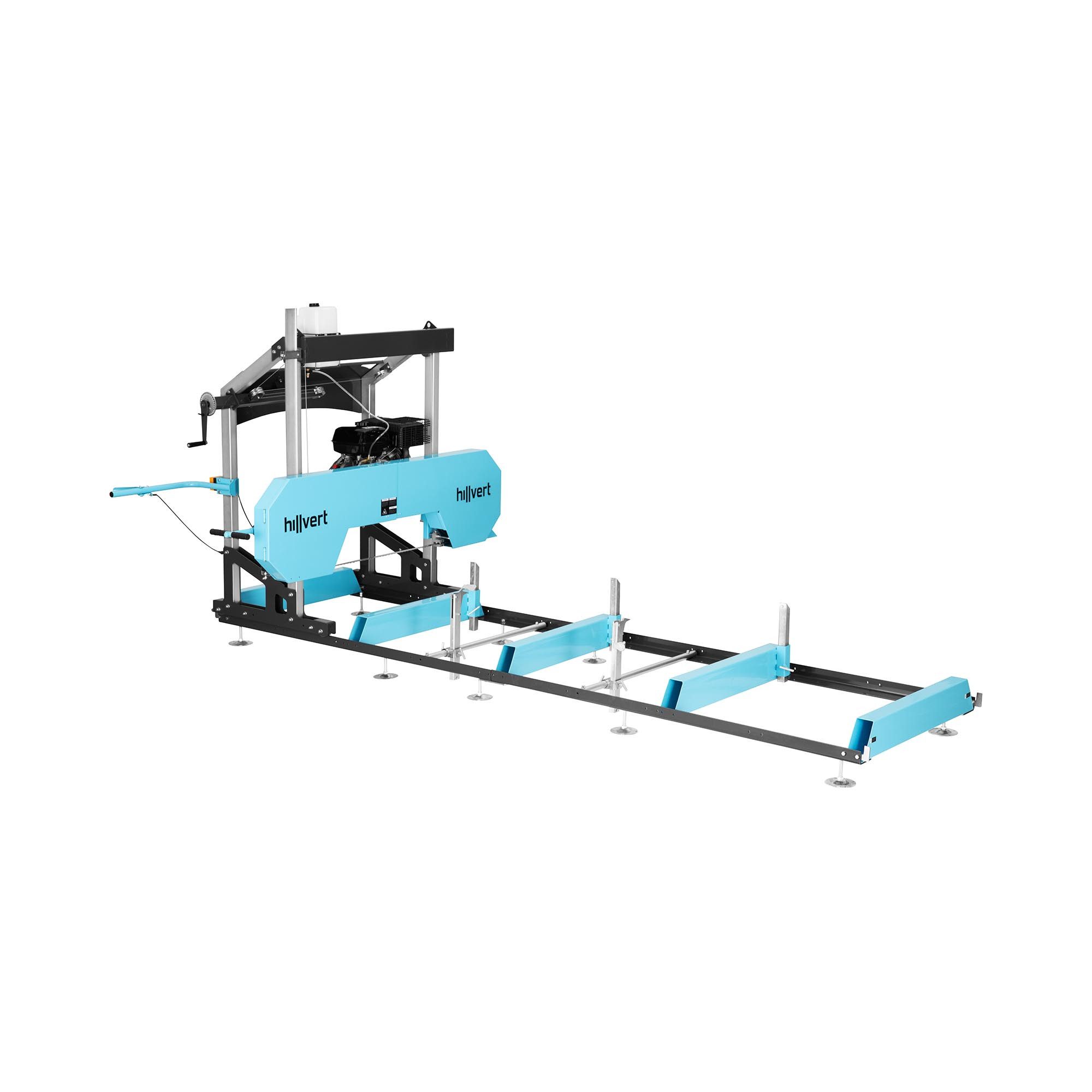 Hillvert Holzbandsäge Benzin-Blockbandsäge Blockbandsägewerk Kleinsägewerk 11000 W
