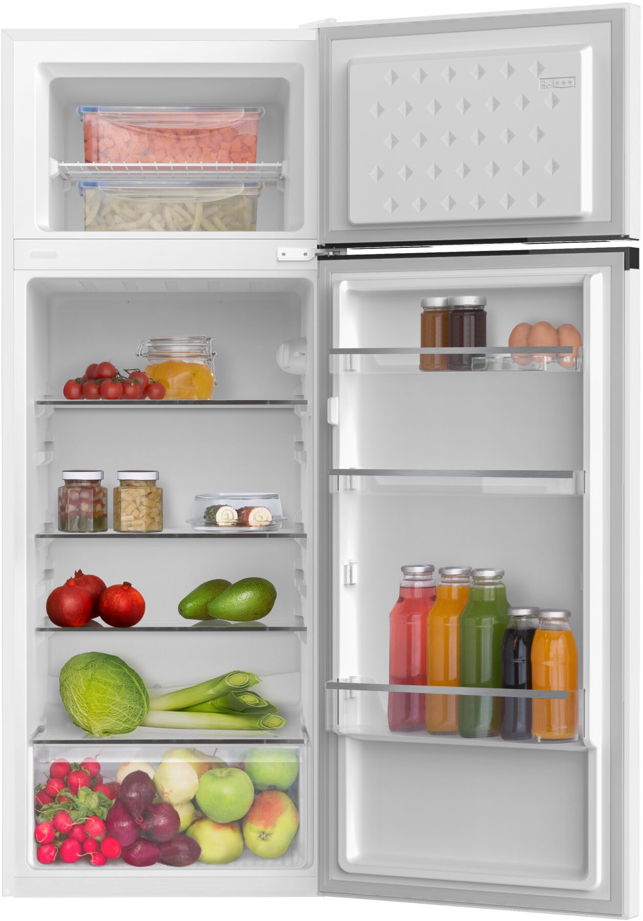 Amica Top Freezer DT 374 170 W, 142,8 cm hoch, 54 cm breit
