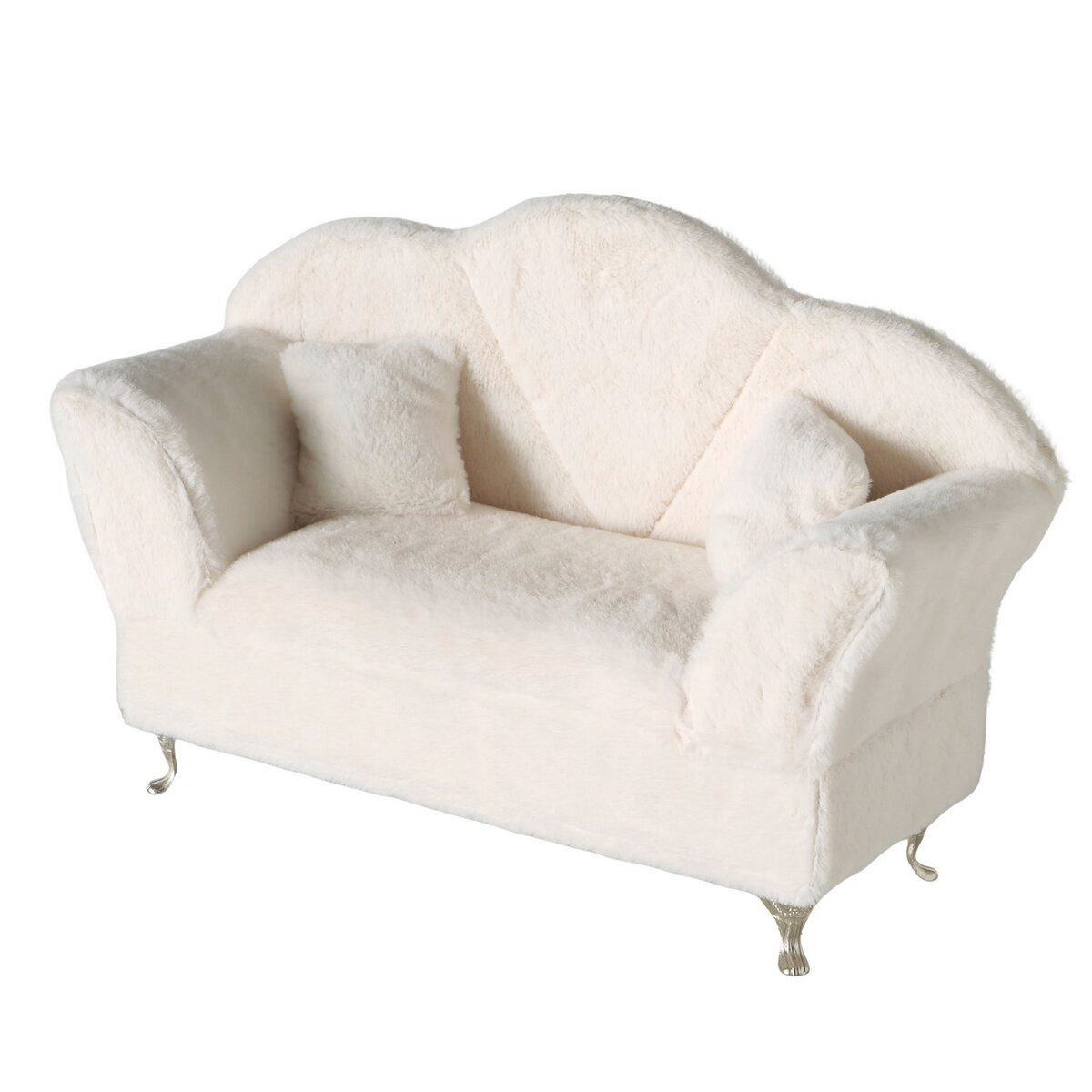 OTTO home Schmuckkasten 1 Stück, Couch-Design, cremeweiß, Zeitloses Design (1 St), Weiche Plüschveredelung zum Schutz empfindlicher Schmuckstücke