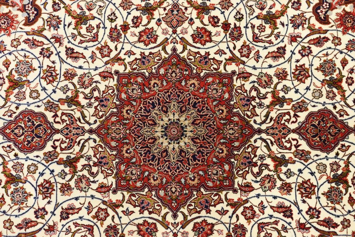 Orientteppich Isfahan Seidenkette 159x243 Handgeknüpfter Orientteppich, Trading, mm 6 rechteckig, Nain Höhe