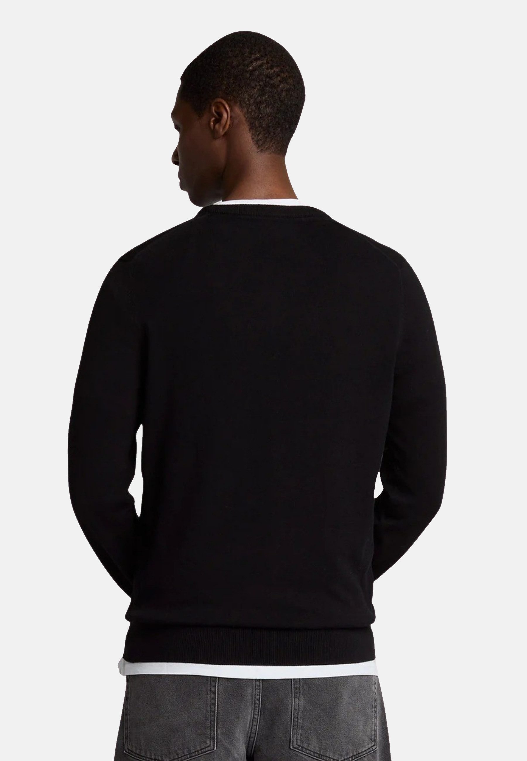 Lyle & Scott Strickpullover Pullover Strickpullover R-Neck (1-tlg)