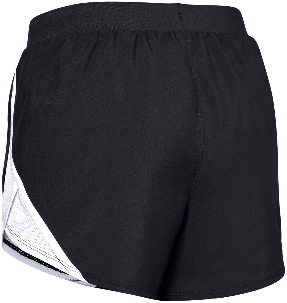 UA Laufshorts Black-White BY Armour® FLY SHORT 2.0 Under
