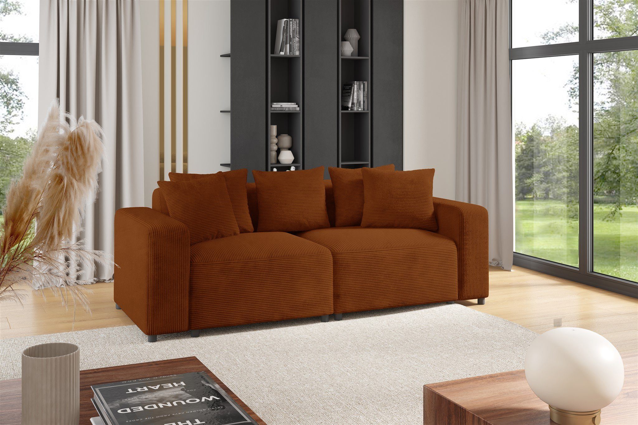 Fun Möbel 2-Sitzer Sofa Designersofa MEGAN günstig online kaufen