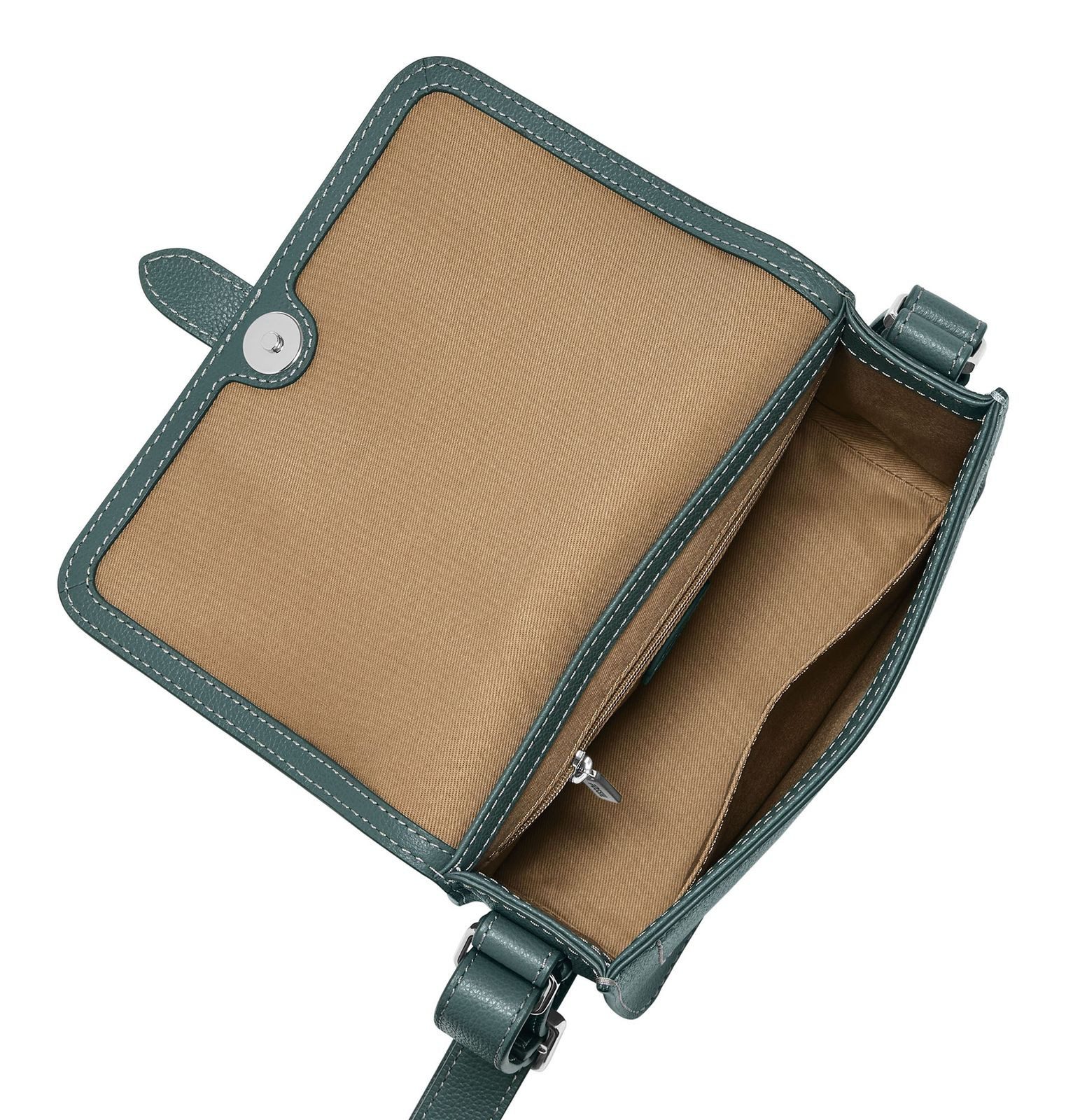 Fossil Umhängetasche Flap Crossbody Bag, aus echtem Leder
