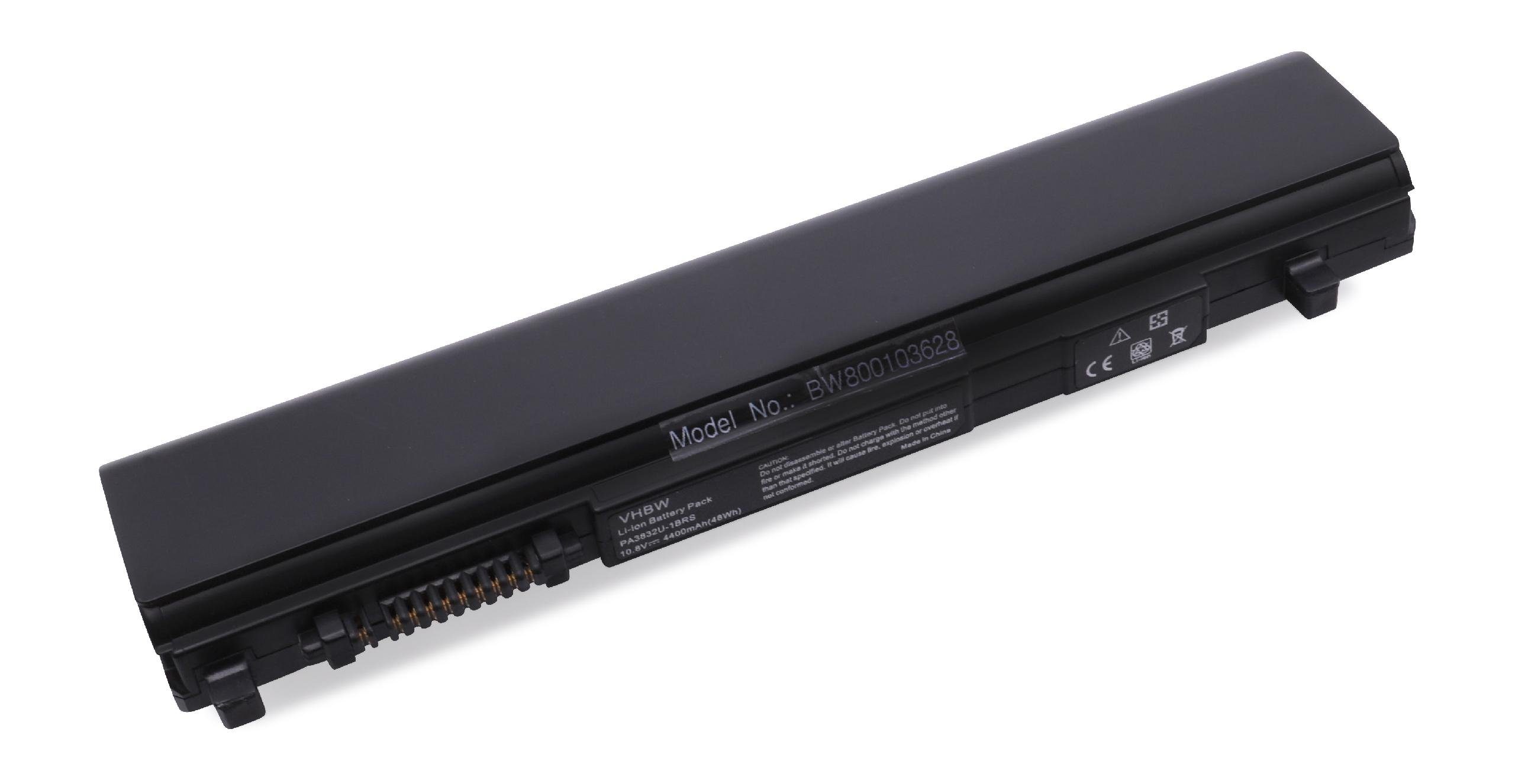 vhbw passend für Toshiba Portege R930-10M, R930-10Z, R930-11F, R930-11J, Laptop-Akku 4400 mAh