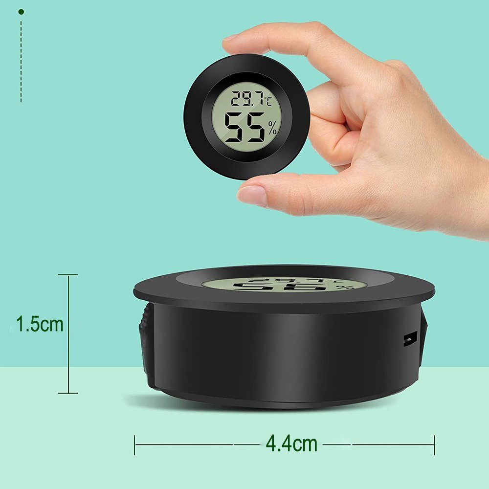 Feuchtigkeits-Messgerät LCD Hygrometer Digital Thermometer GelldG für Hygrometer
