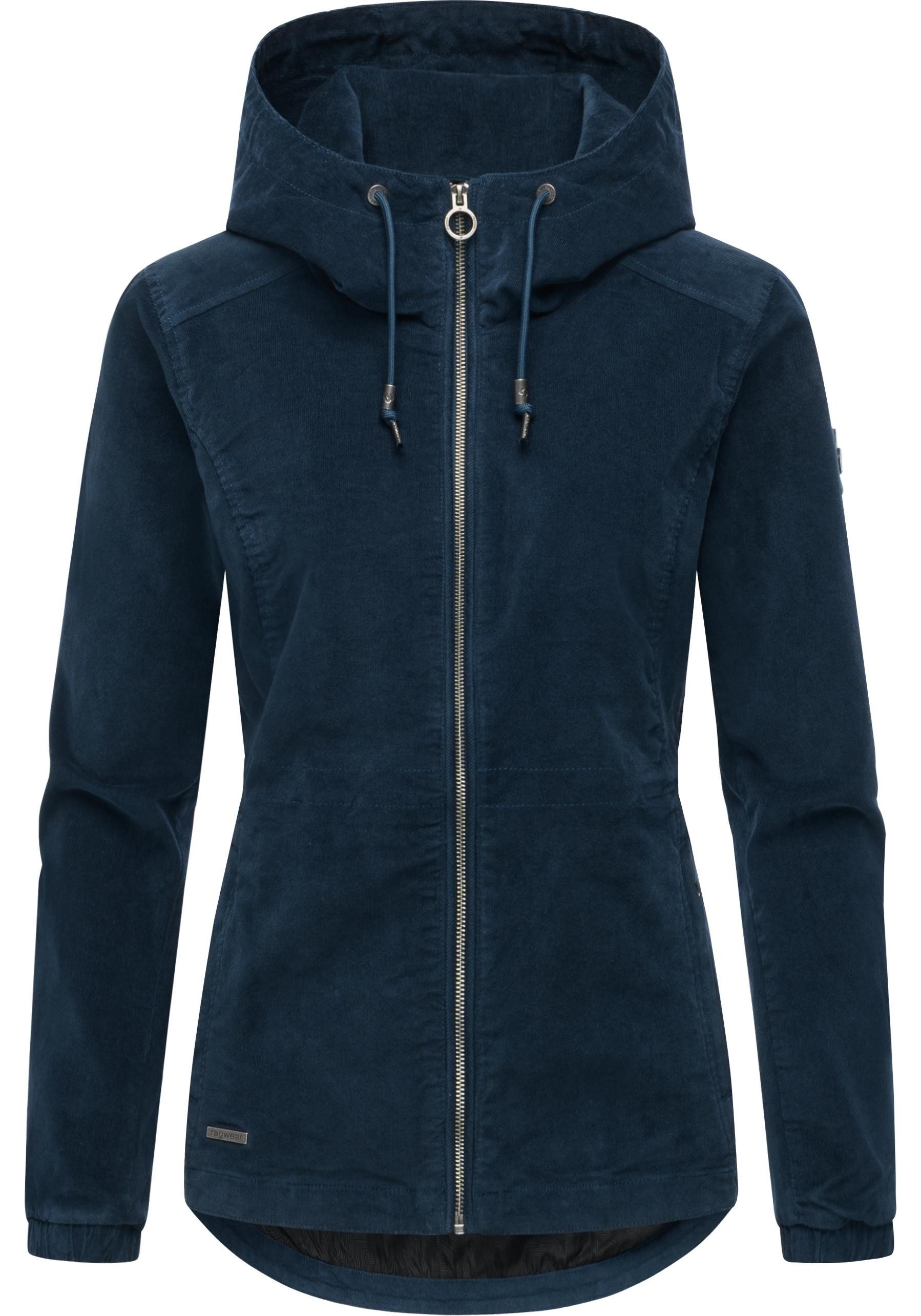 Ragwear Cordjacke Dankka Cordy YOUMODO Stylische Damen Übergangsjacke in Feincord-Optik