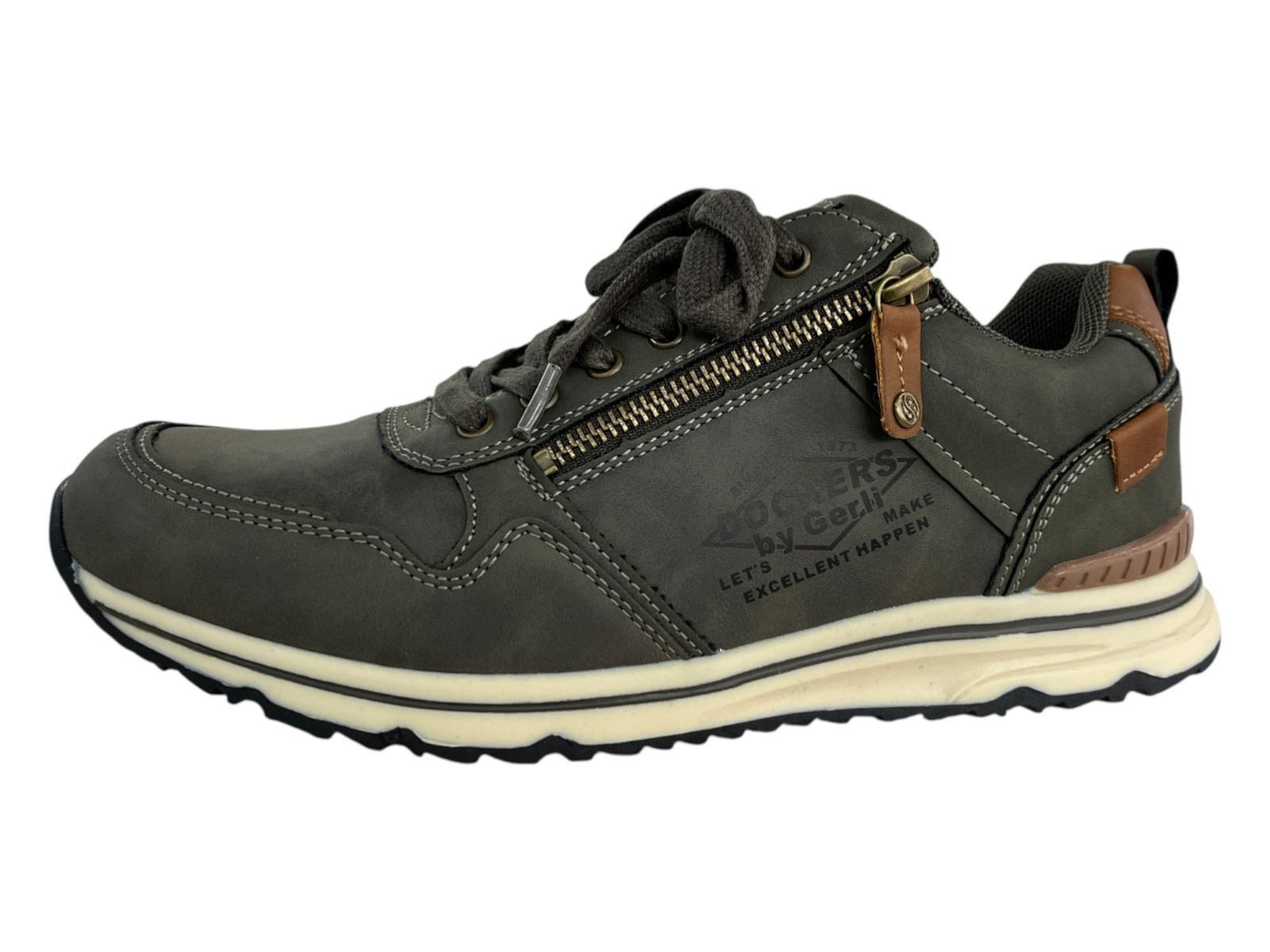 Dockers by Gerli Dockers Herren Sneaker 54M0001-650850 khaki grün Sneaker