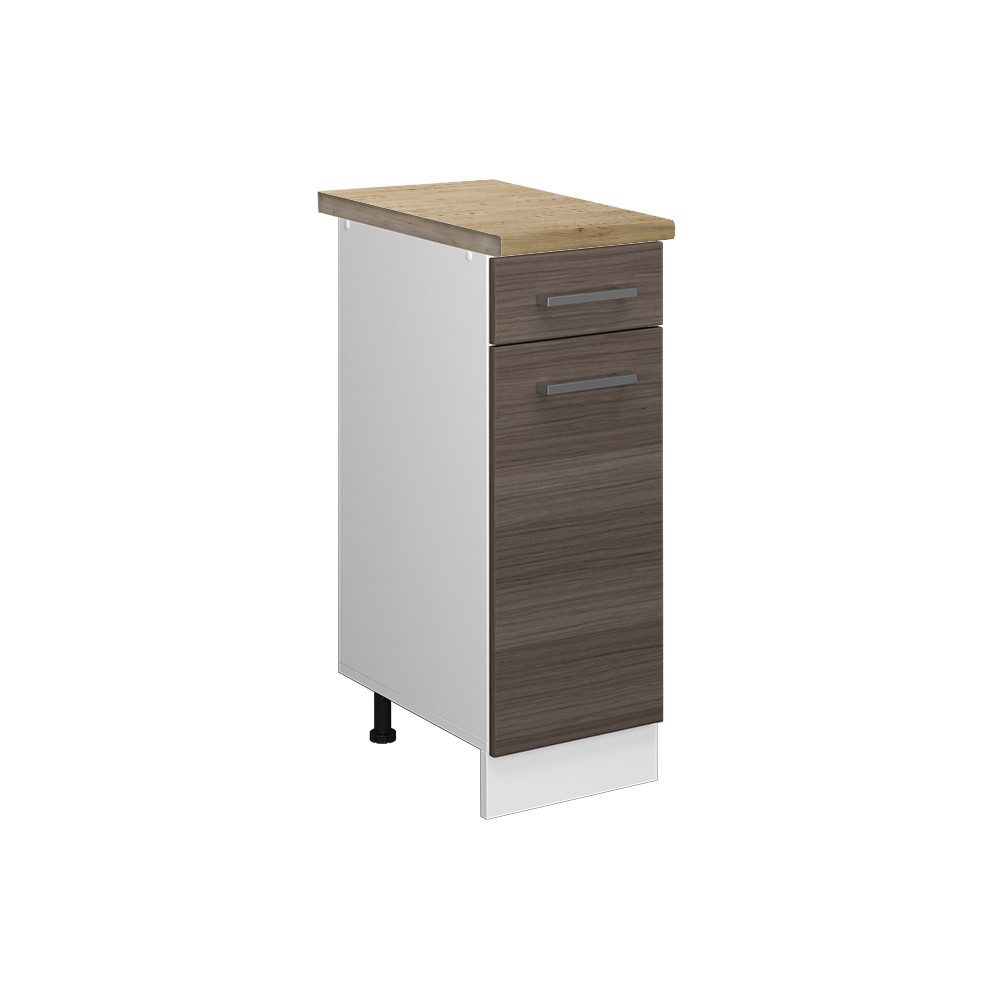 Vicco Unterschrank R-Line, Grau/Weiß, 30 cm, günstig online kaufen