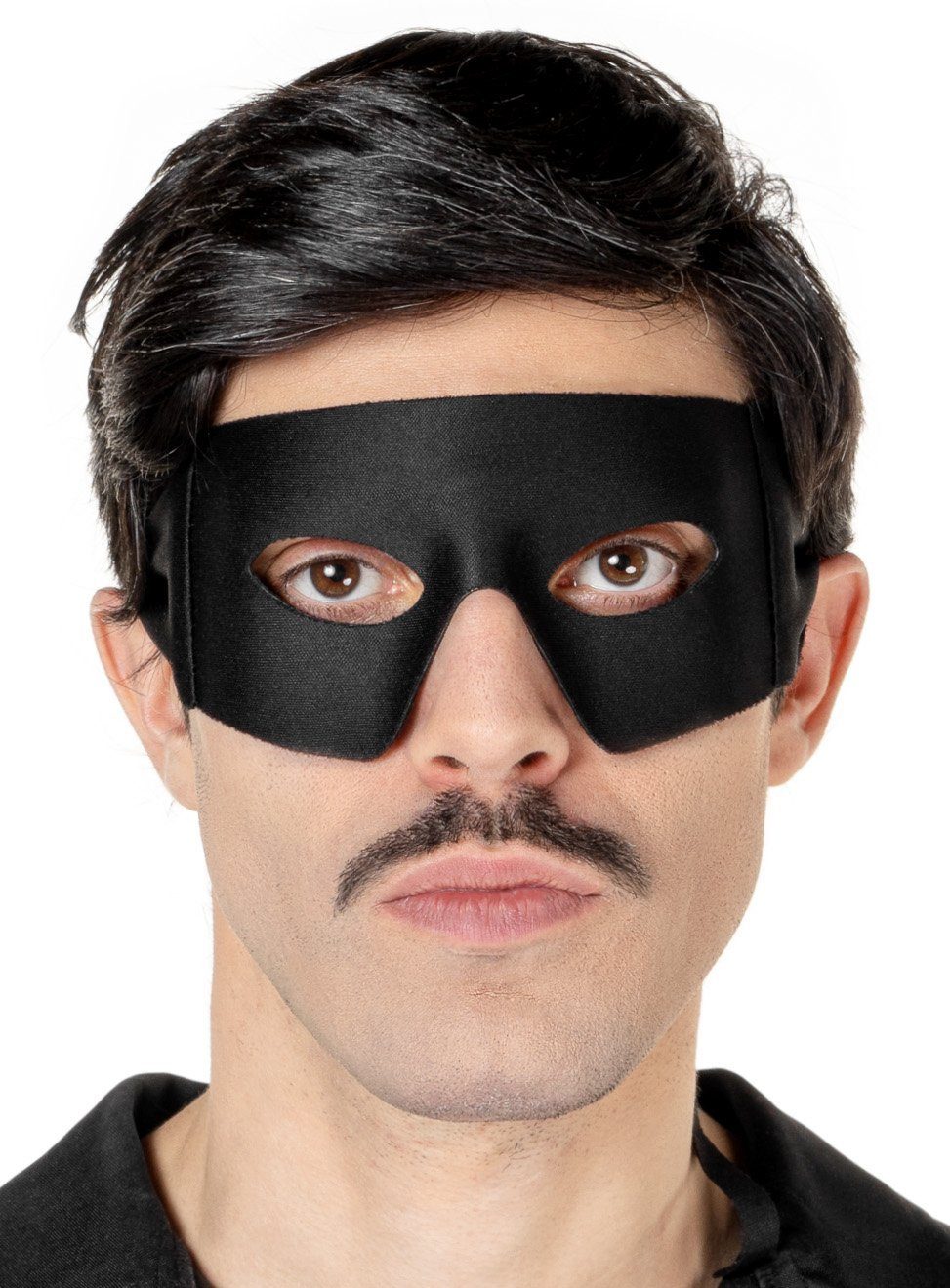 Maskworld Verkleidungsmaske Zorro - Maske - Fasching Karneval Halloween, Originalgetreue Augenmaske für den edlen Rächer