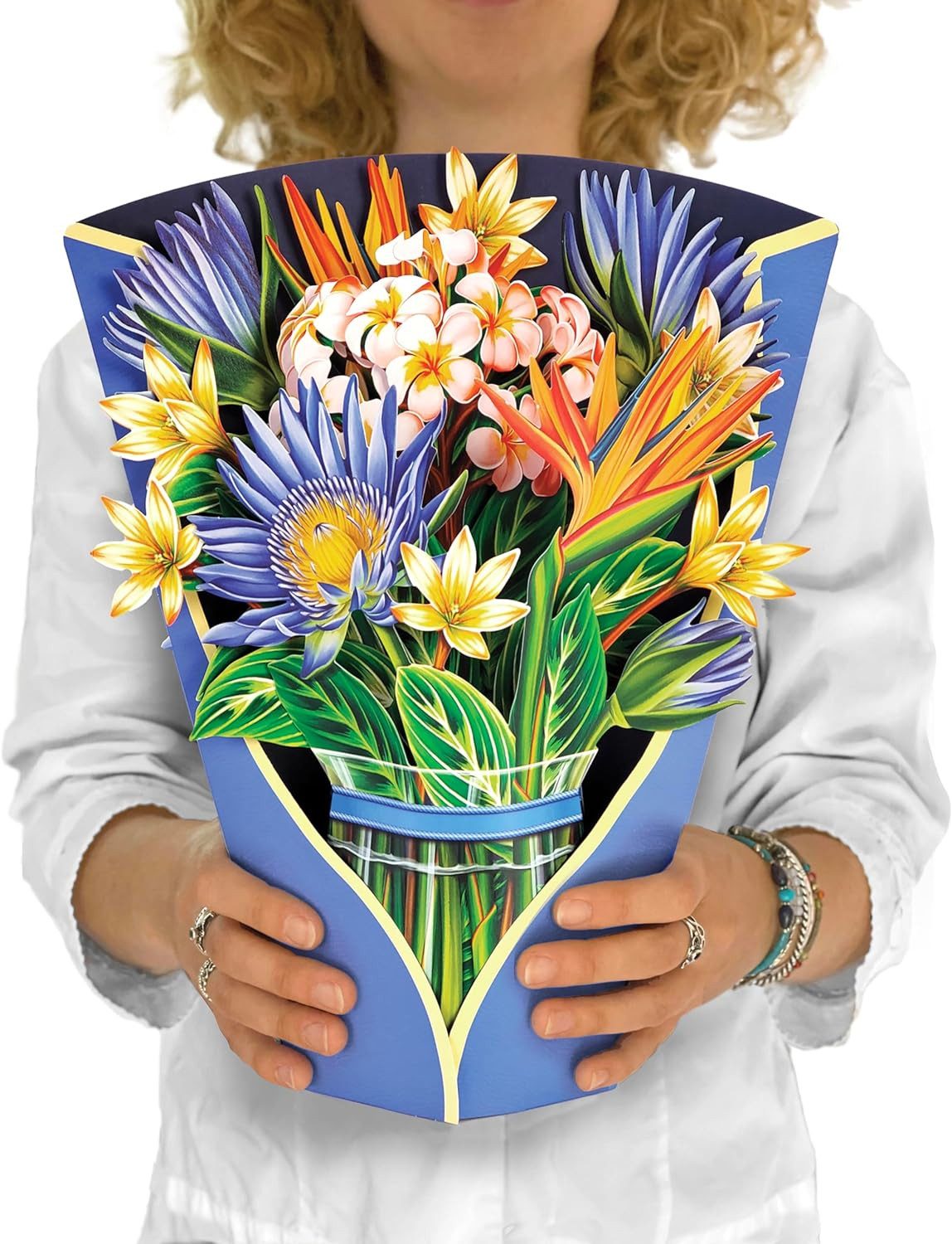 Coonoor Поздравительные открытки Geburtstagskarten Pop-up-Grußkarten mit Blumendesign und Umschlag