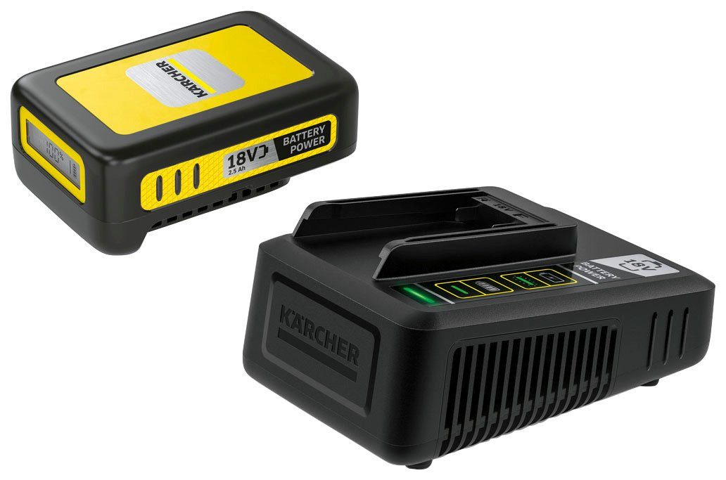 KÄRCHER »Starter Kit Battery Power 18/25« Akku Starter-Set, 18 V, 2,5 Ah, inkl. Schnellladegerät