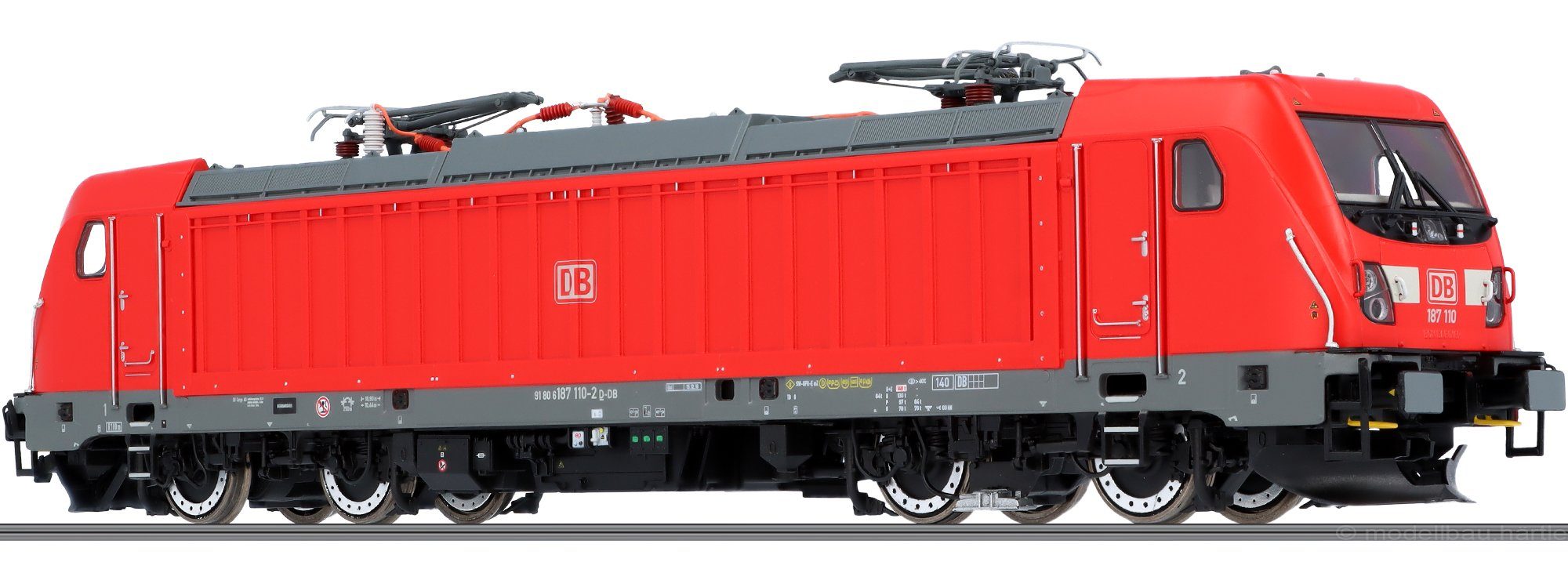 Elektrolokomotive Brawa 43821 Spur H0 E-Lok BR 187 DB AG, VI, AC EXTRA Sound ab Werk