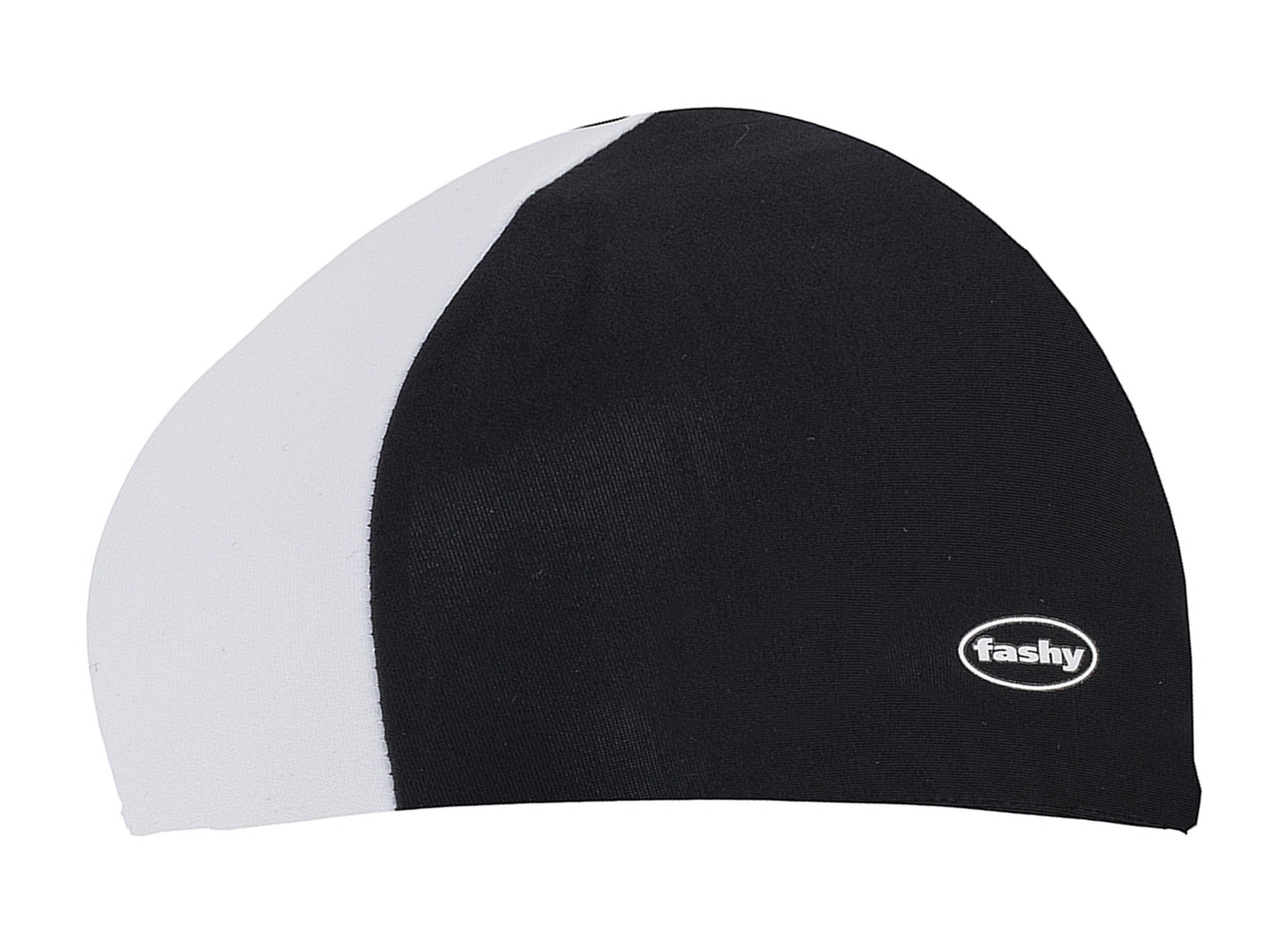 Badekappe Fashy - Badehaube Badekappe Sporthaube Damen Herren Schwarz Weiß