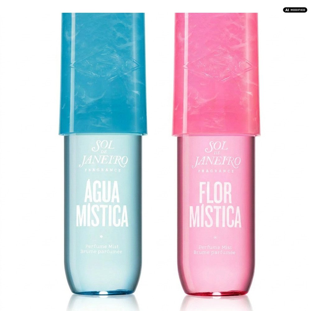 Sol de Janeiro Gesichts- und Körperspray Sol de Janeiro Mystica Mist Duft Duo Agua Mistica Flor Mistica, Limitierte Body Mist Düfte im harmonisch abgestimmten Duo