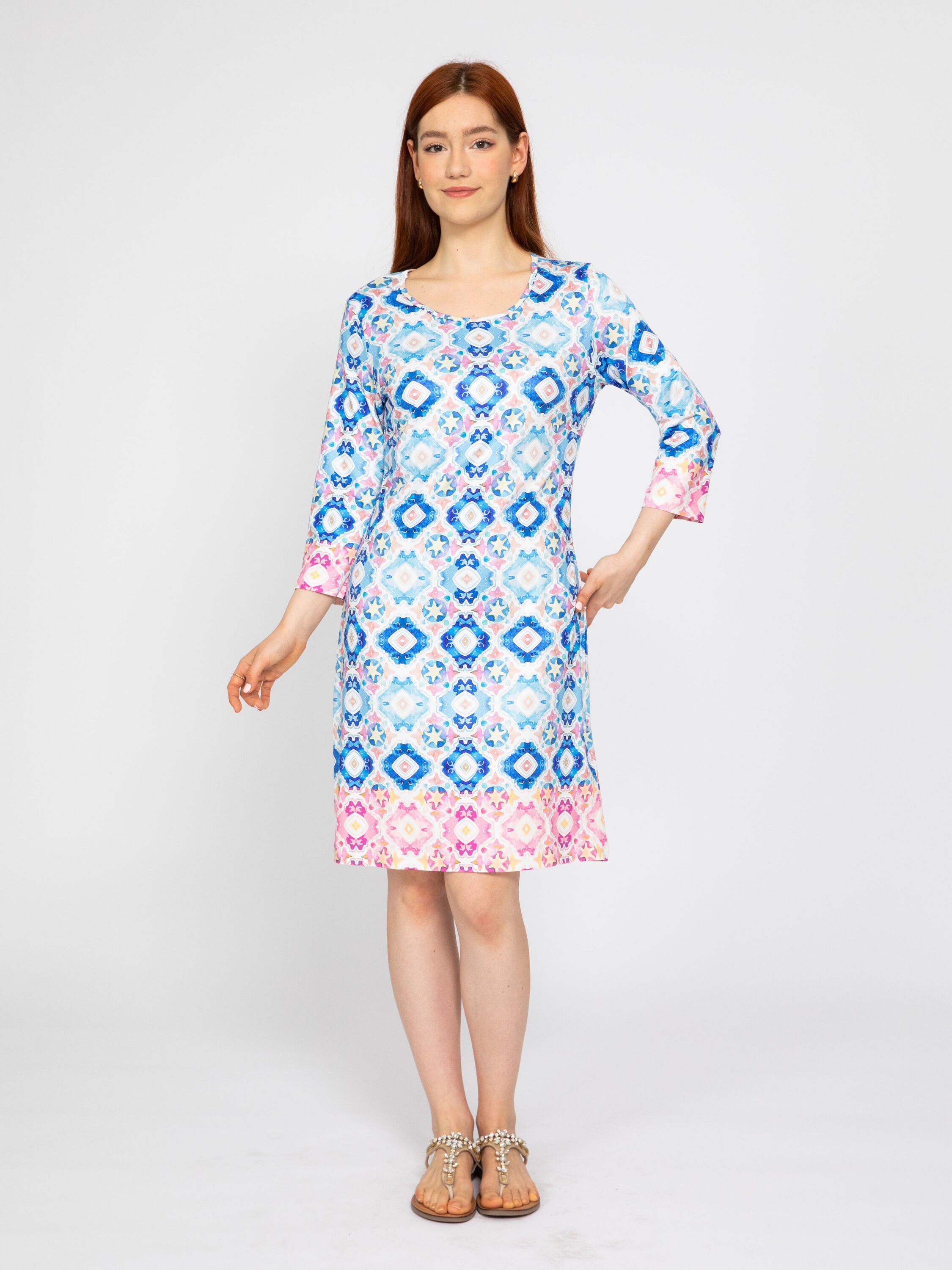 VICCI Germany Jerseykleid (1-tlg) mit geometrischem günstig online kaufen