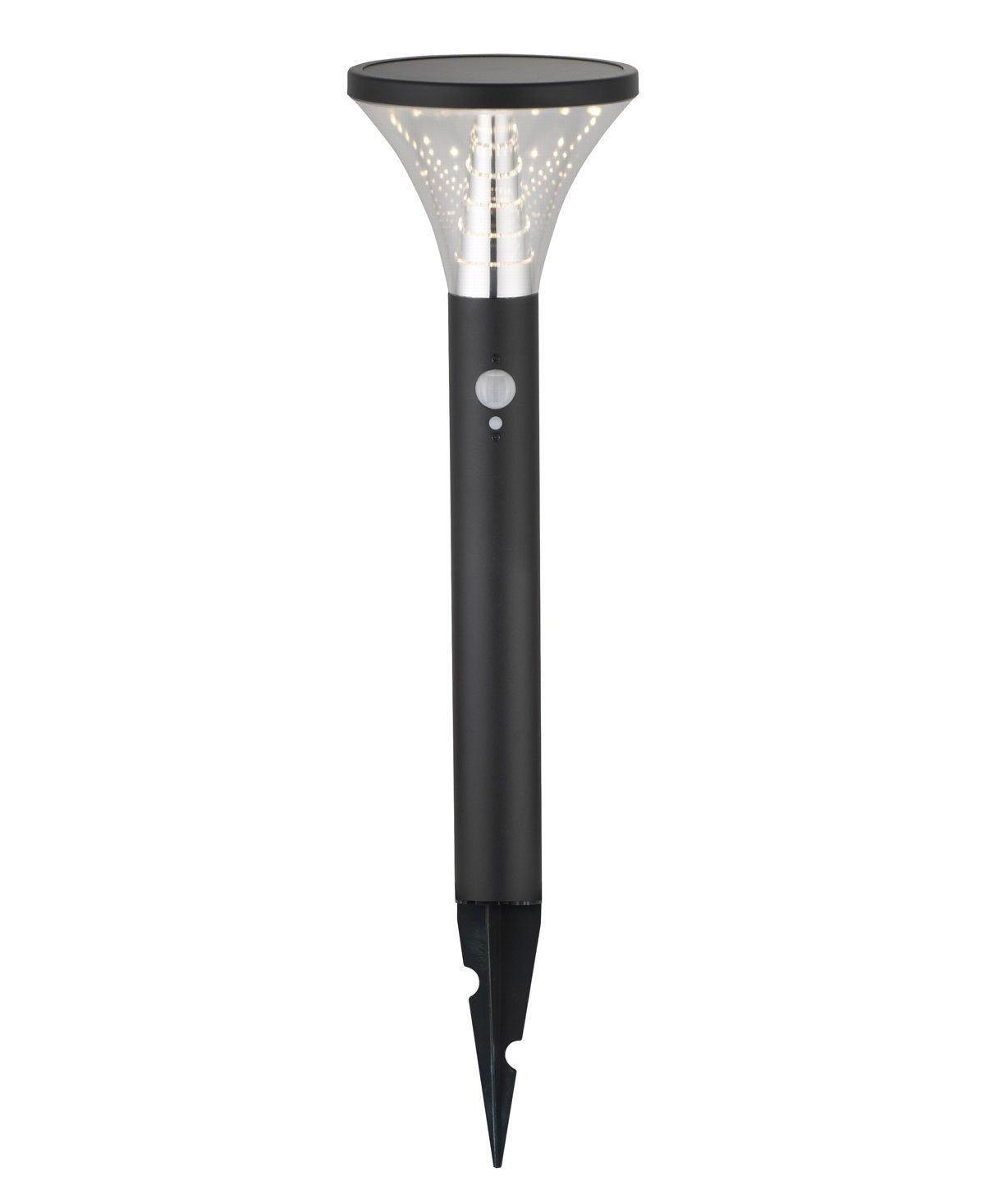 Kiom LED Außen-Stehlampe Solar Wegeleuchte Sensorleuchte Durazzo Spike 50cm, Bewegungsmelder und Dauerlicht, LED, LED-Leuchtmittel fest verbaut, warmweiß