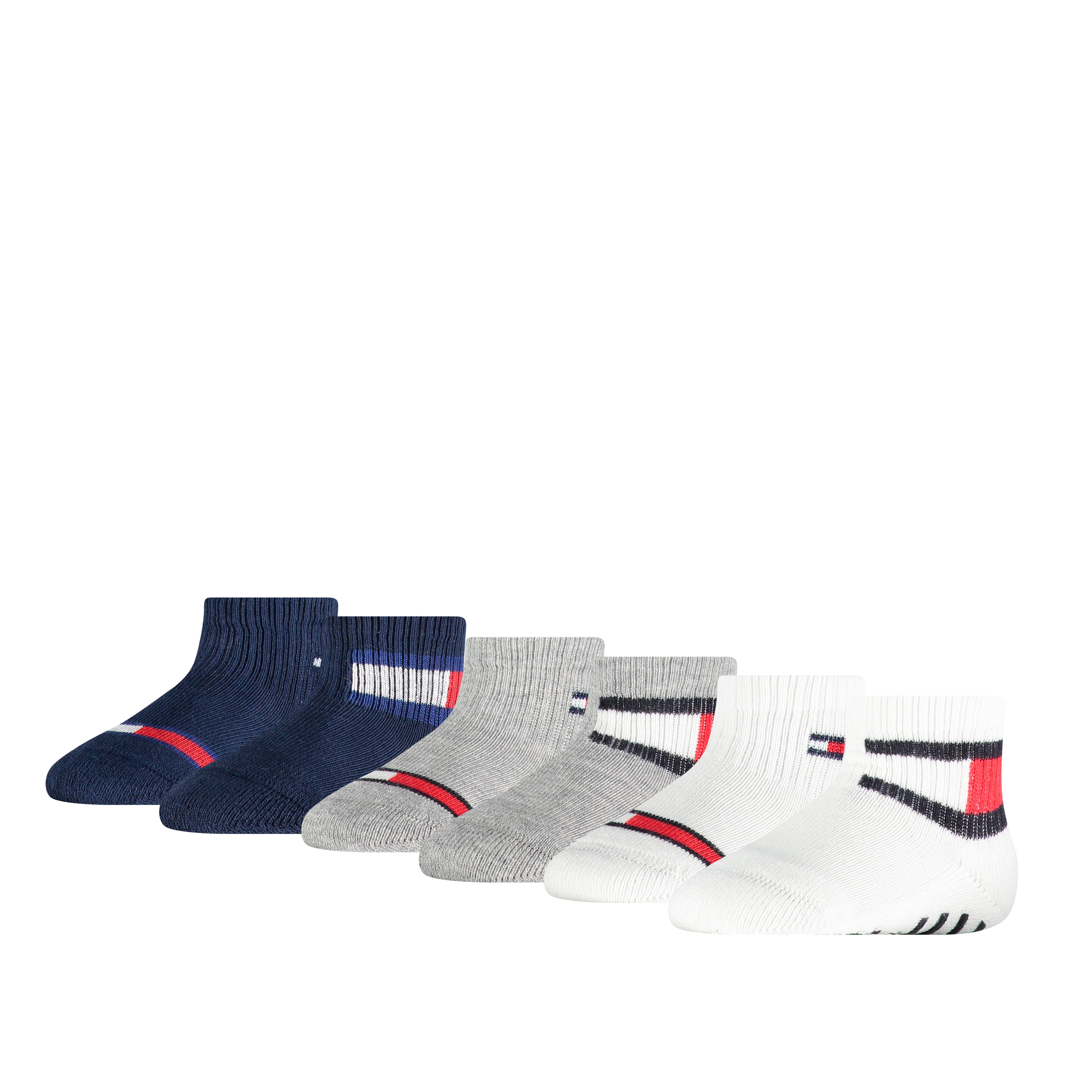 Tommy Hilfiger Socken TH BABY SOCK 6P FLAG SOCK ECOM (6 Paar) ABS Anti-Rutsch am Fuß