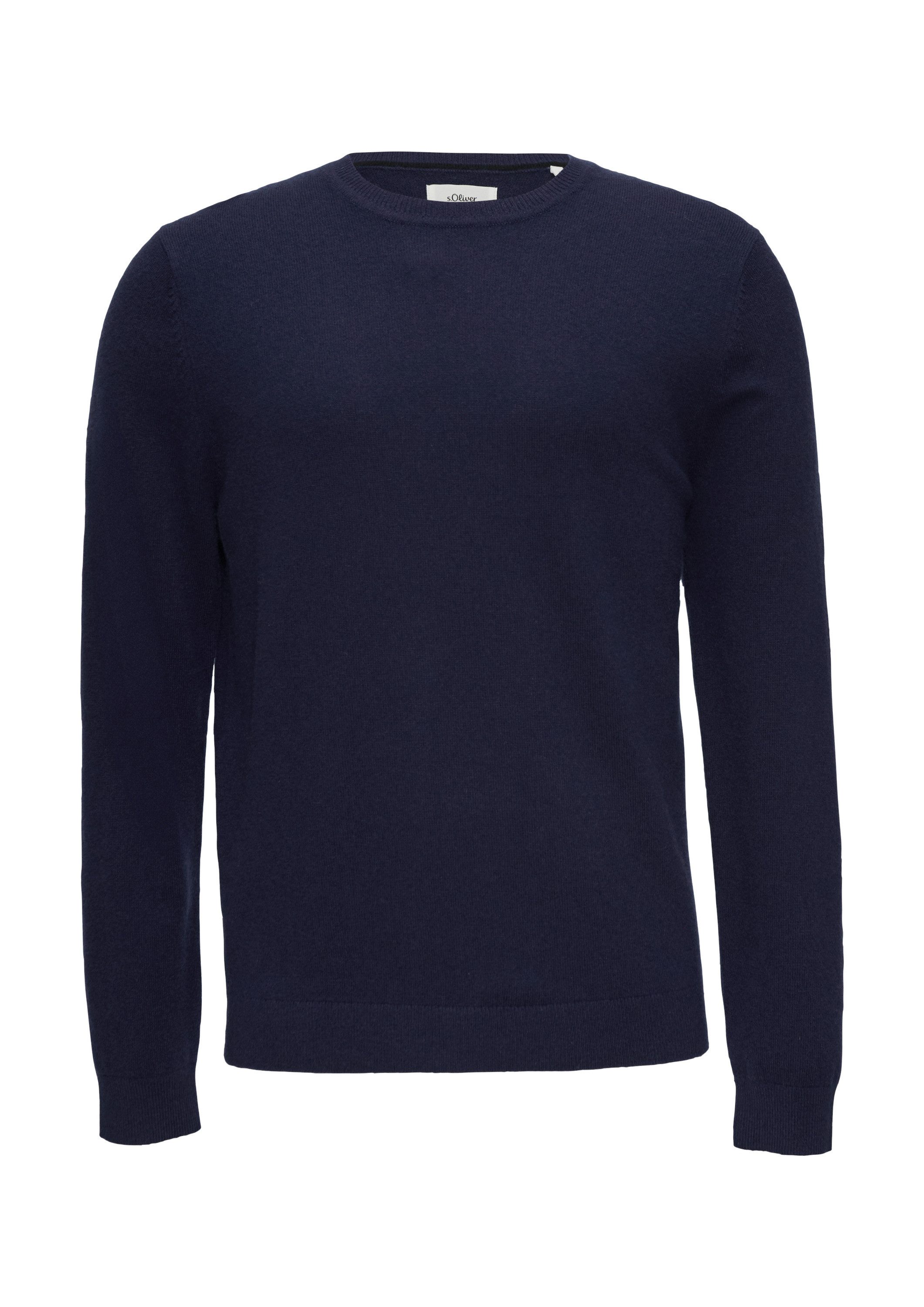 s.Oliver Longpullover Strickpullover Strickpullover aus Kaschmir günstig online kaufen