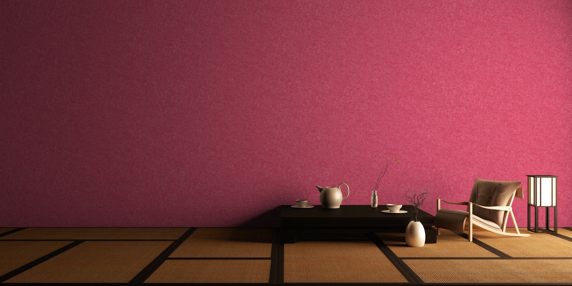unifarben, living Tokio, Tapete pink walls Stories, Uni einfarbig, Mio Metropolitan Vliestapete Einfarbig